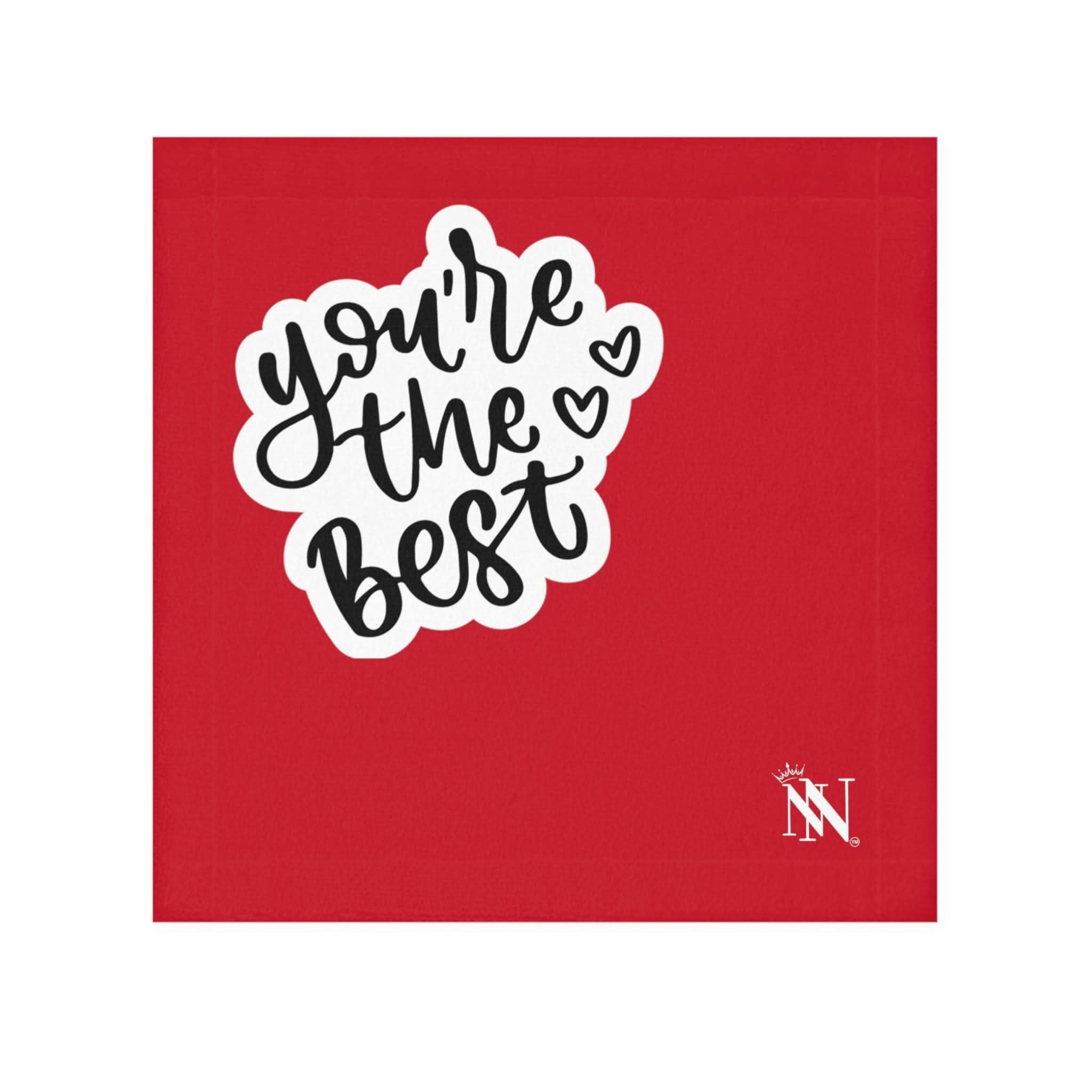 You’re the Best Red | Mix & Match Lils’ Fun-Flirty Lovers’ Towels