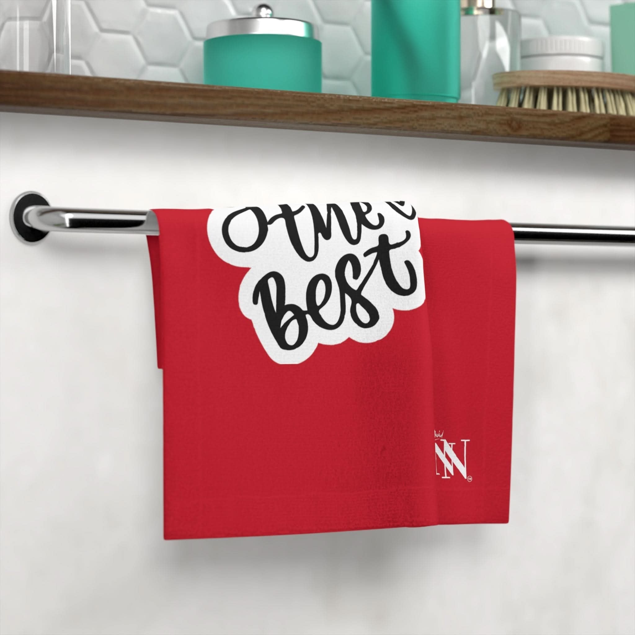 You’re the Best Red | Mix & Match Lils’ Fun-Flirty Lovers’ Towels