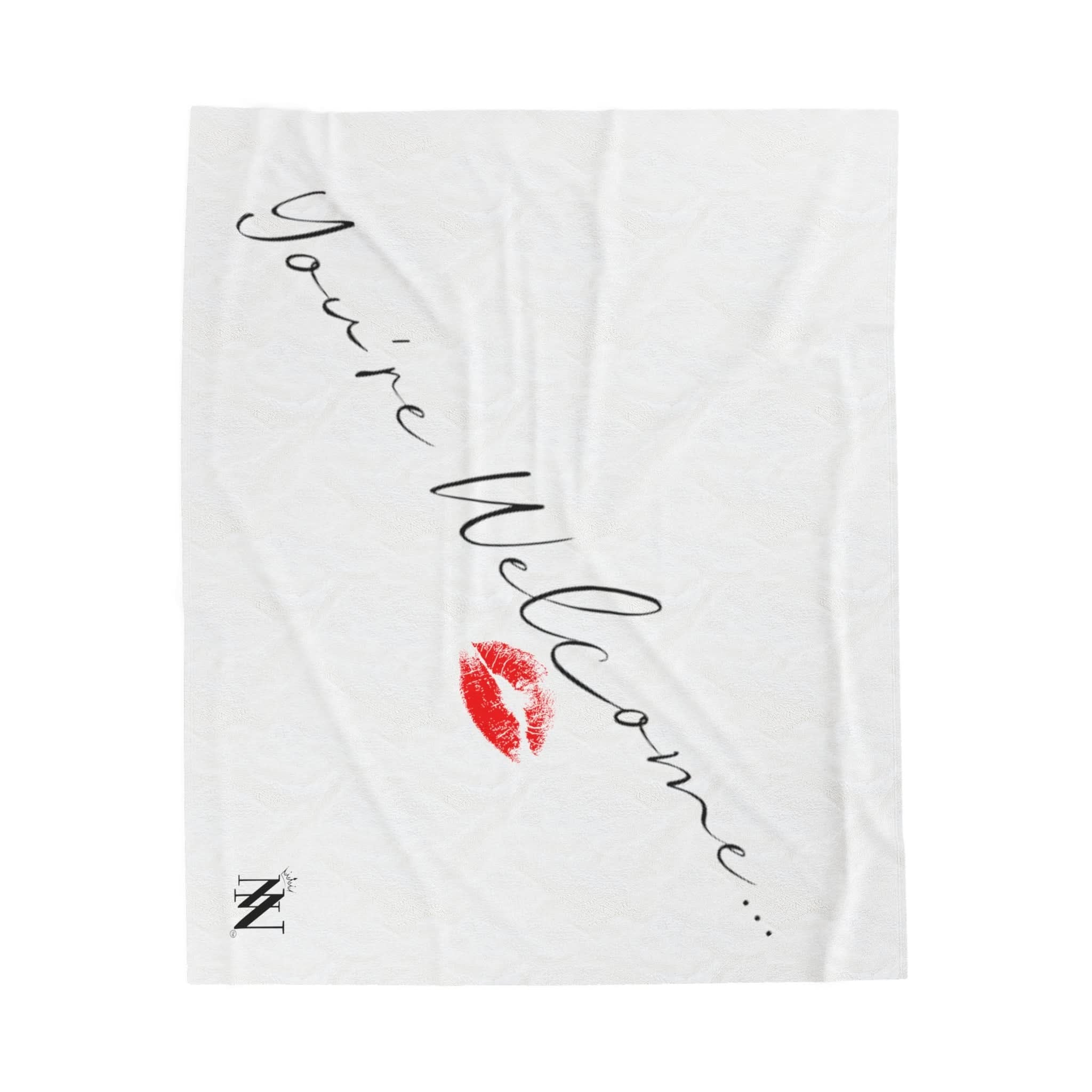 You’re Welcome Kiss | Mix & Match Fun-Flirty Lovers’ Blankets