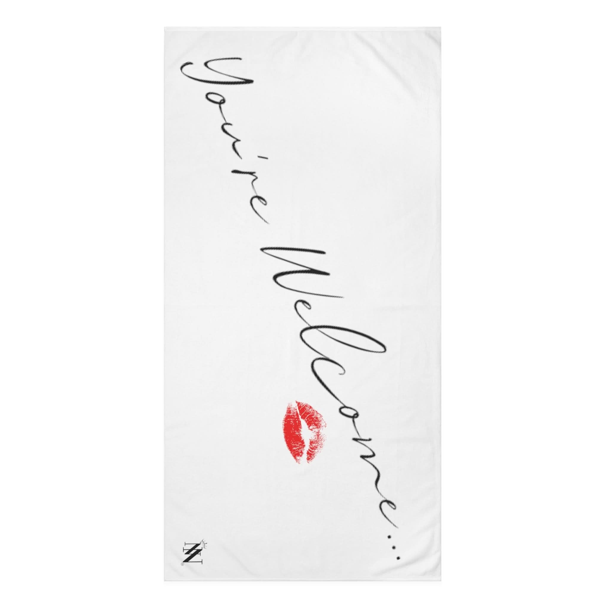 You’re Welcome Kiss | Mix & Match Naughty XL Fun-Flirty Lovers’ Towels