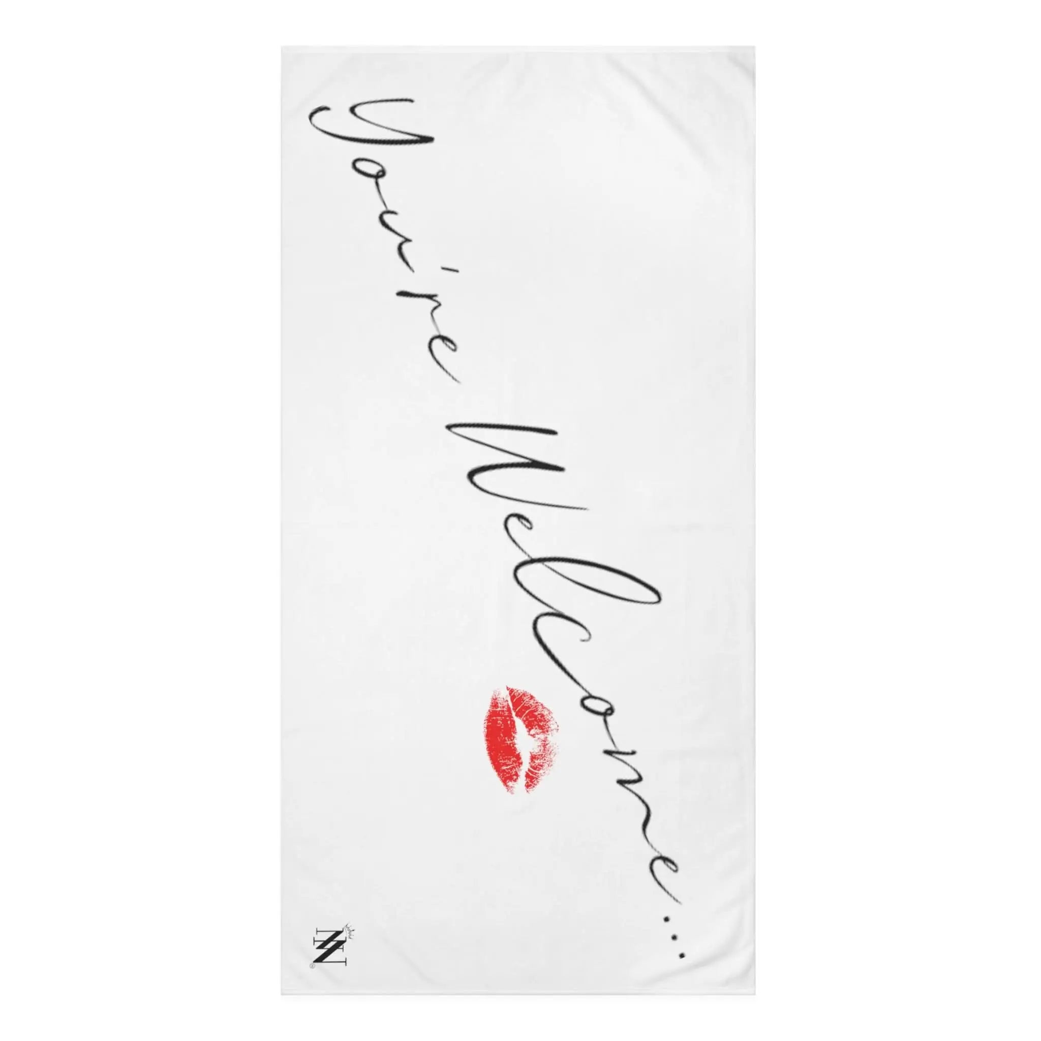 You’re Welcome Kiss | Mix & Match Naughty XL Fun-Flirty Lovers’ Towels
