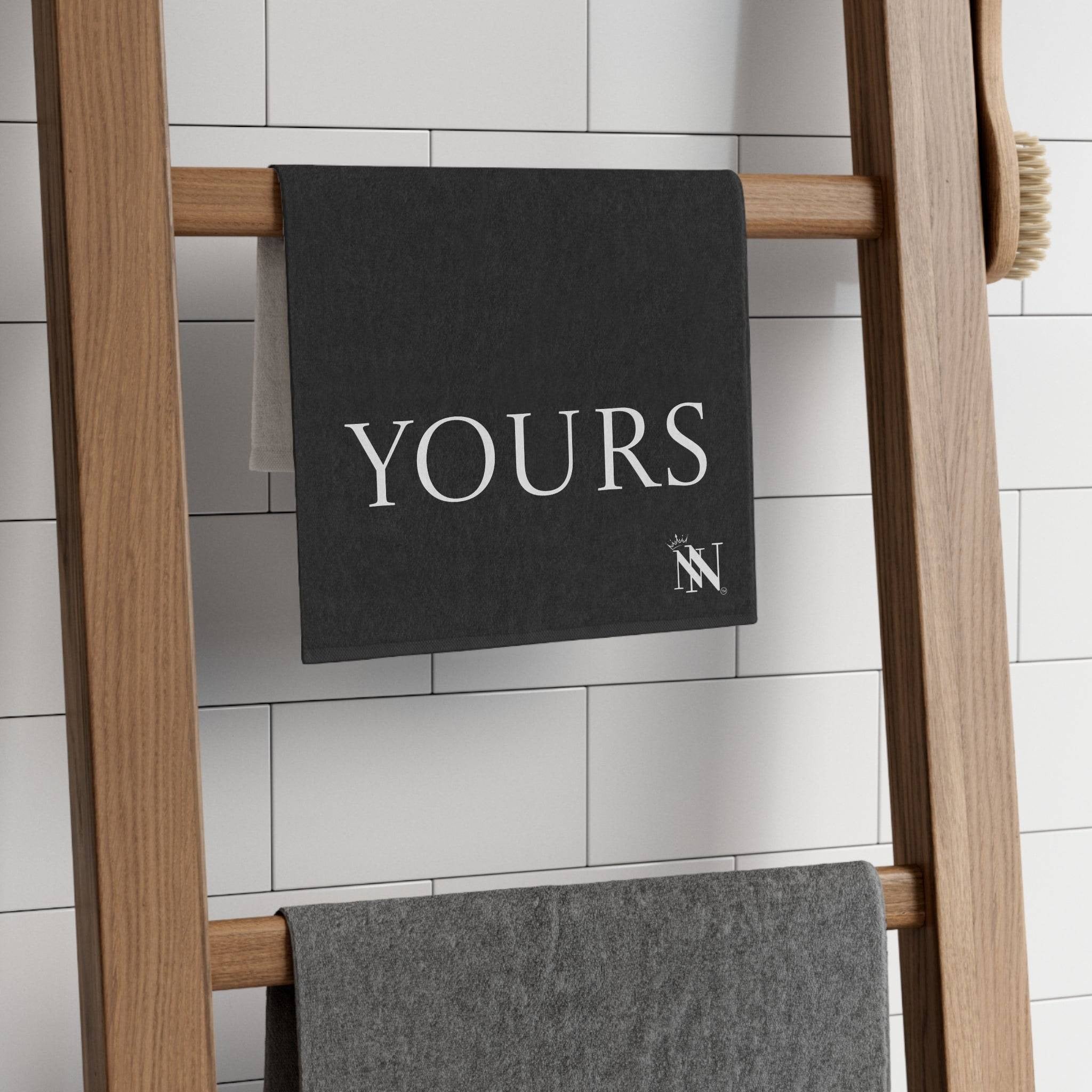 Yours Mine Shareable Black Mix & Match Soft Sex Towels | Flirty Lovers’ Gifts