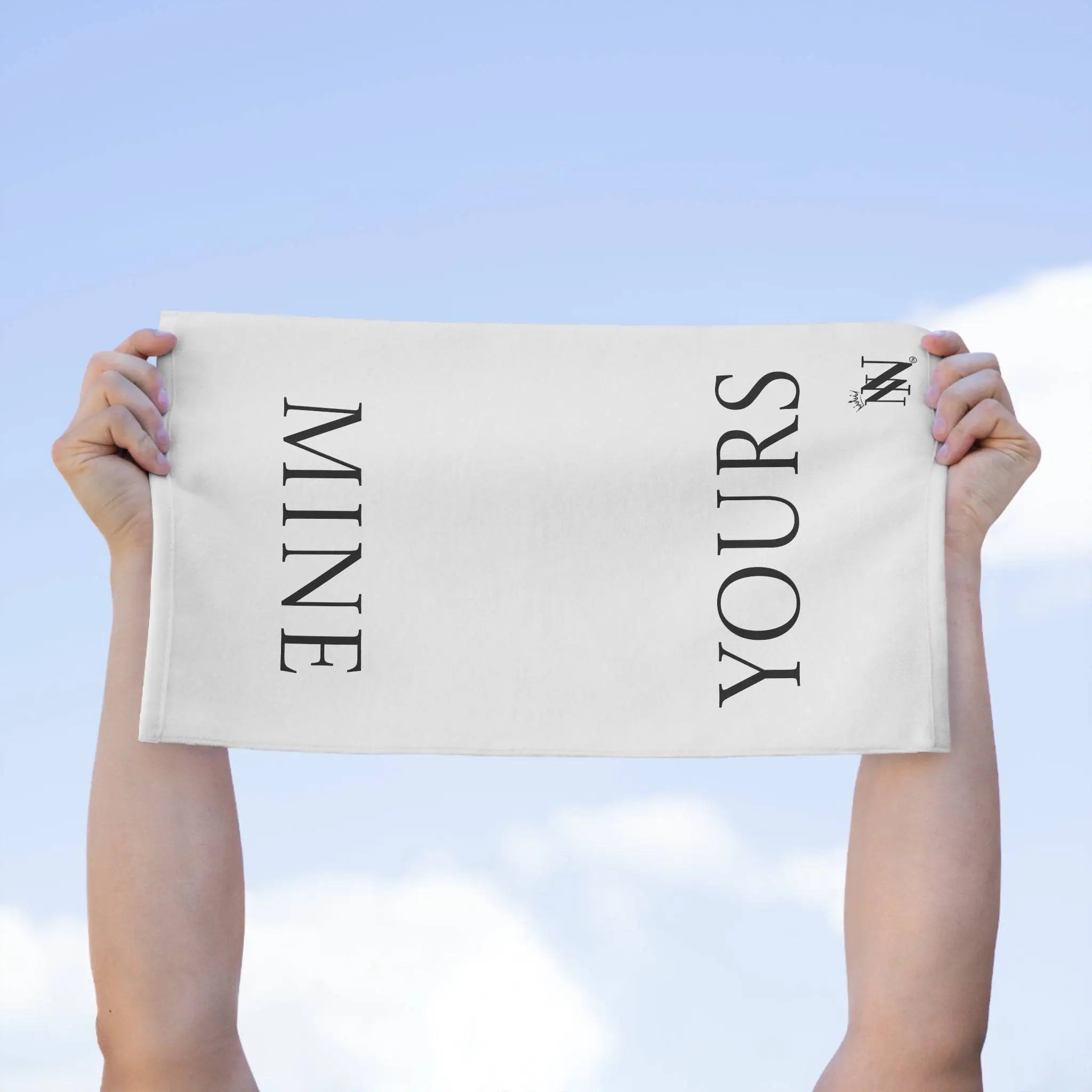 Yours Mine Shareable | Mix & Match Soft Fun-Flirty Lovers’ Towels
