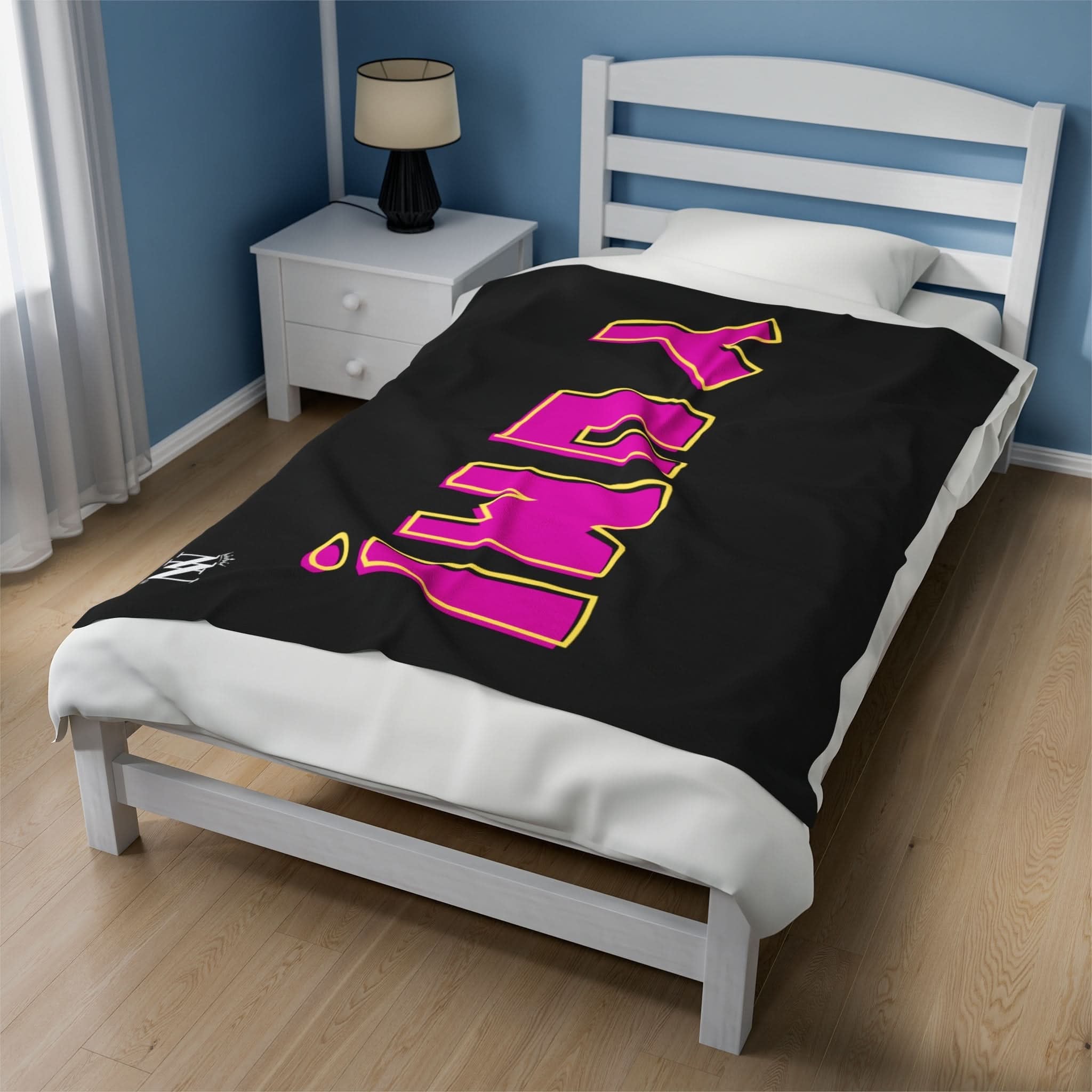 Yum! Black | Mix & Match Fun-Flirty Lovers’ Blankets
