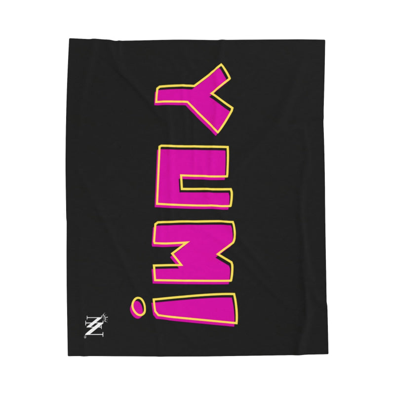 Yum! Black | Mix & Match Fun-Flirty Lovers’ Blankets