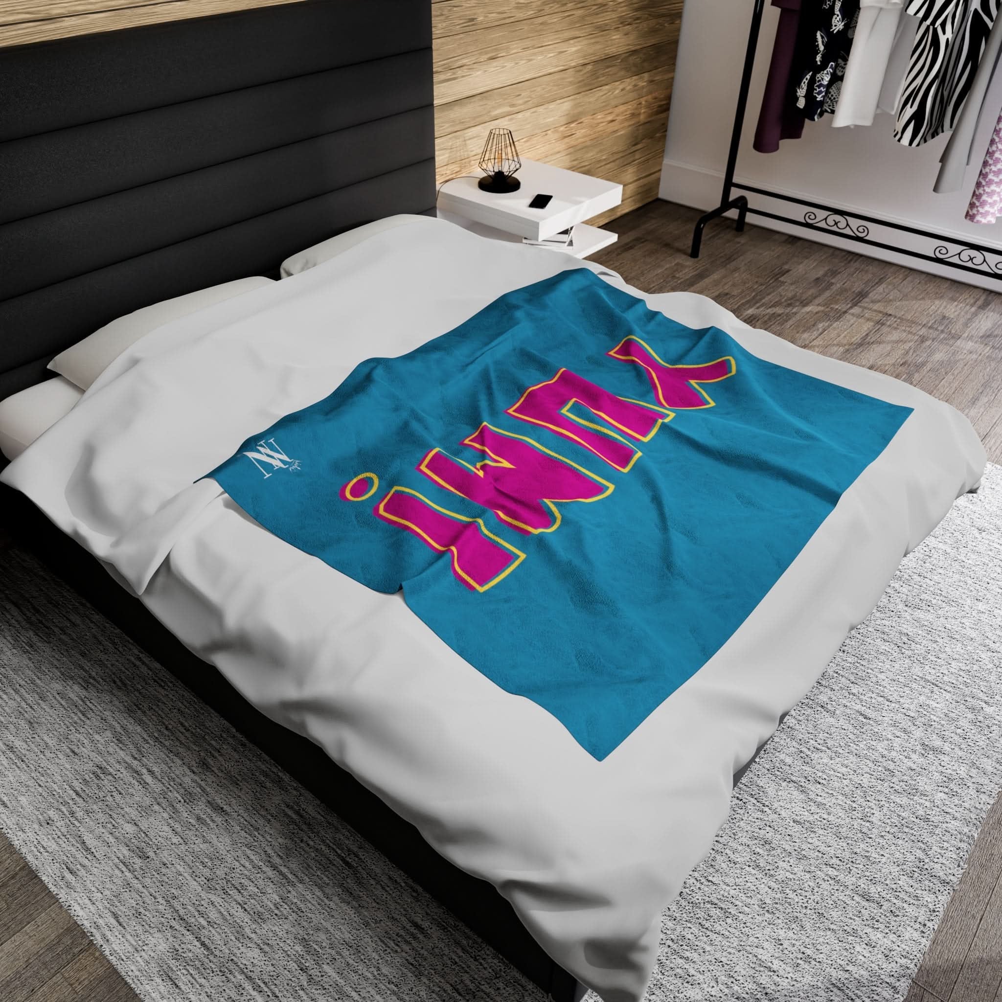 Yum! Teal | Mix & Match Soft Fun-Flirty Loversā Blankets