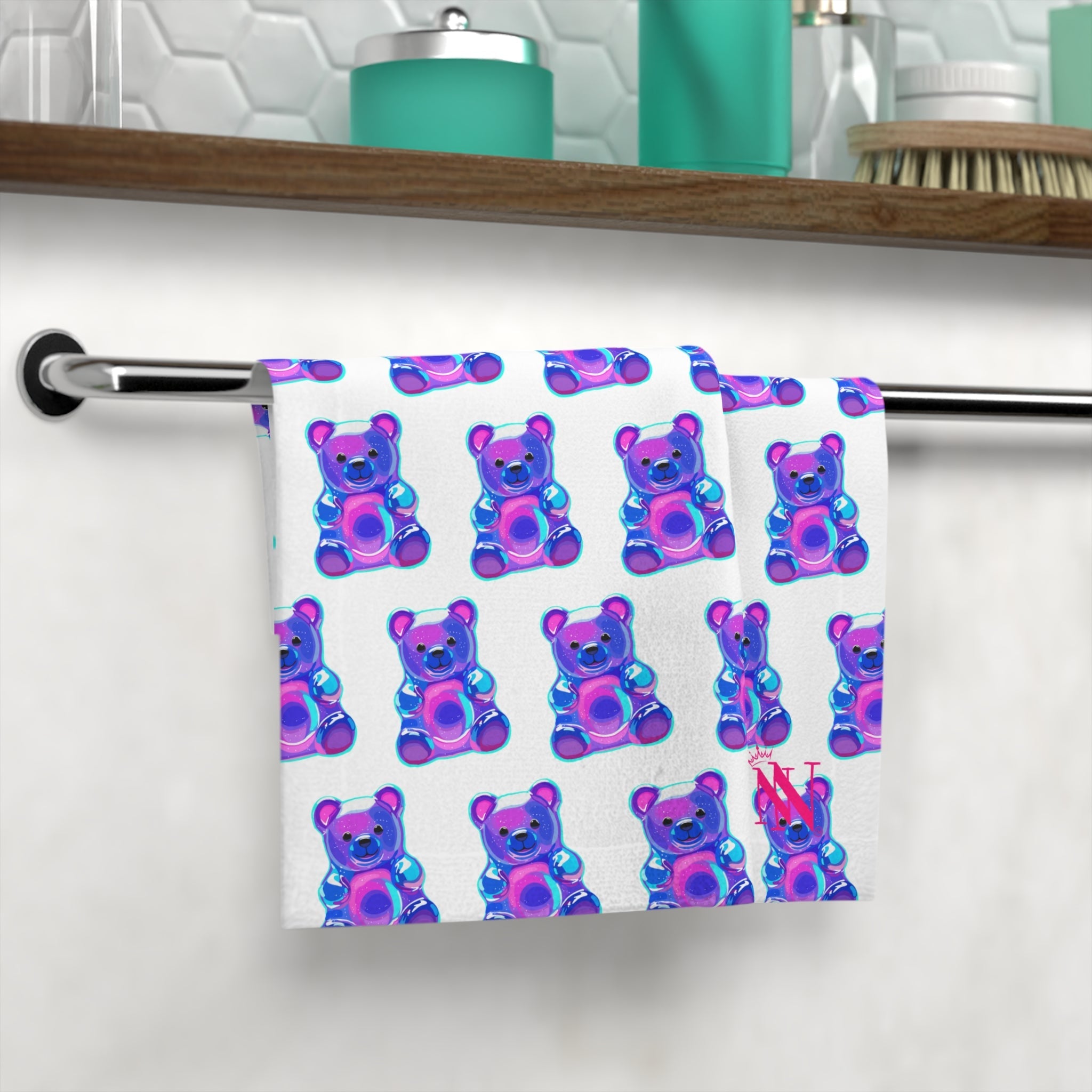 Yummy Bear Pattern | Mix & Match Lils’ Fun-Flirty Lovers’ Towels