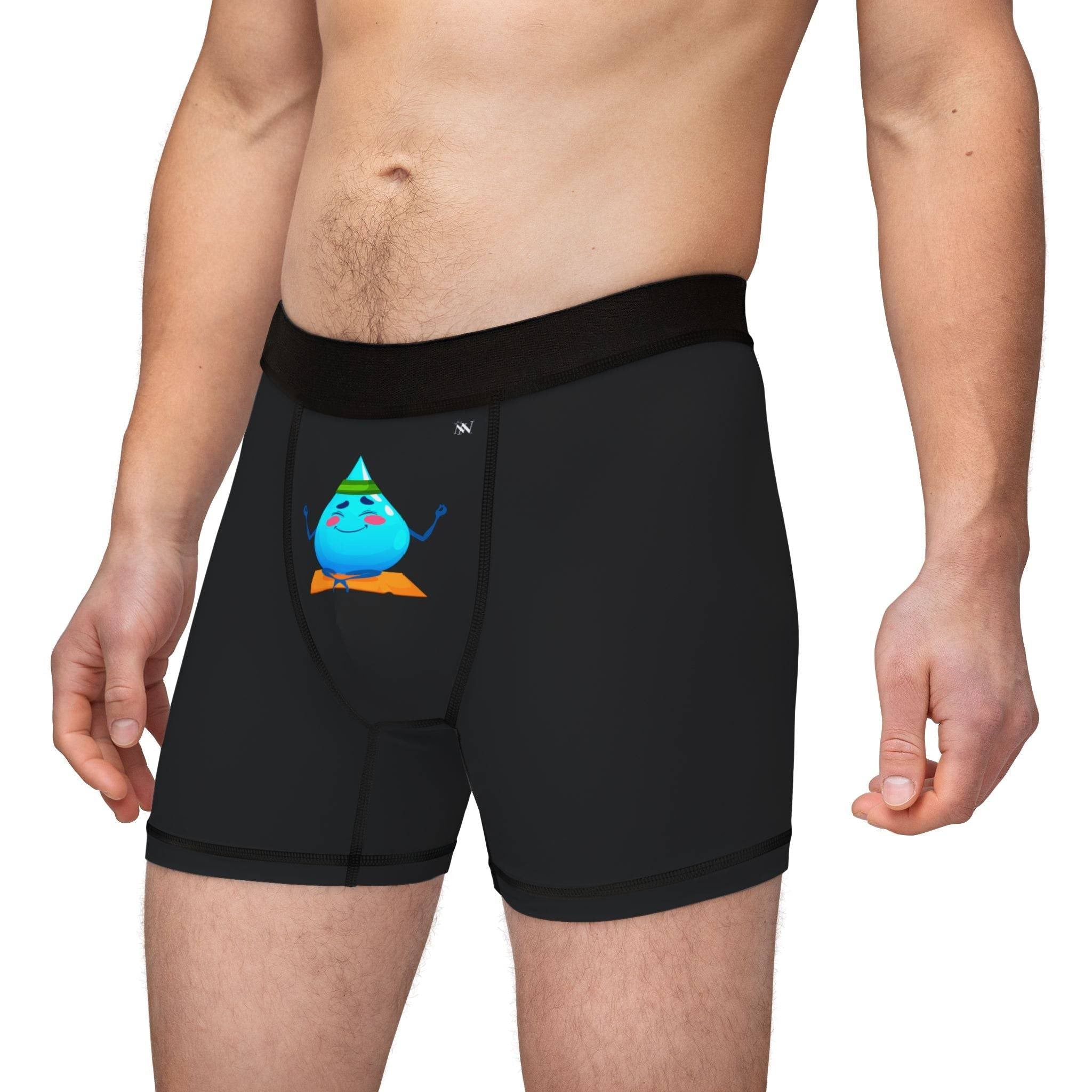 Zen Rain Drop | Mix and Match Fun-Flirty Lovers’ Boxer Briefs