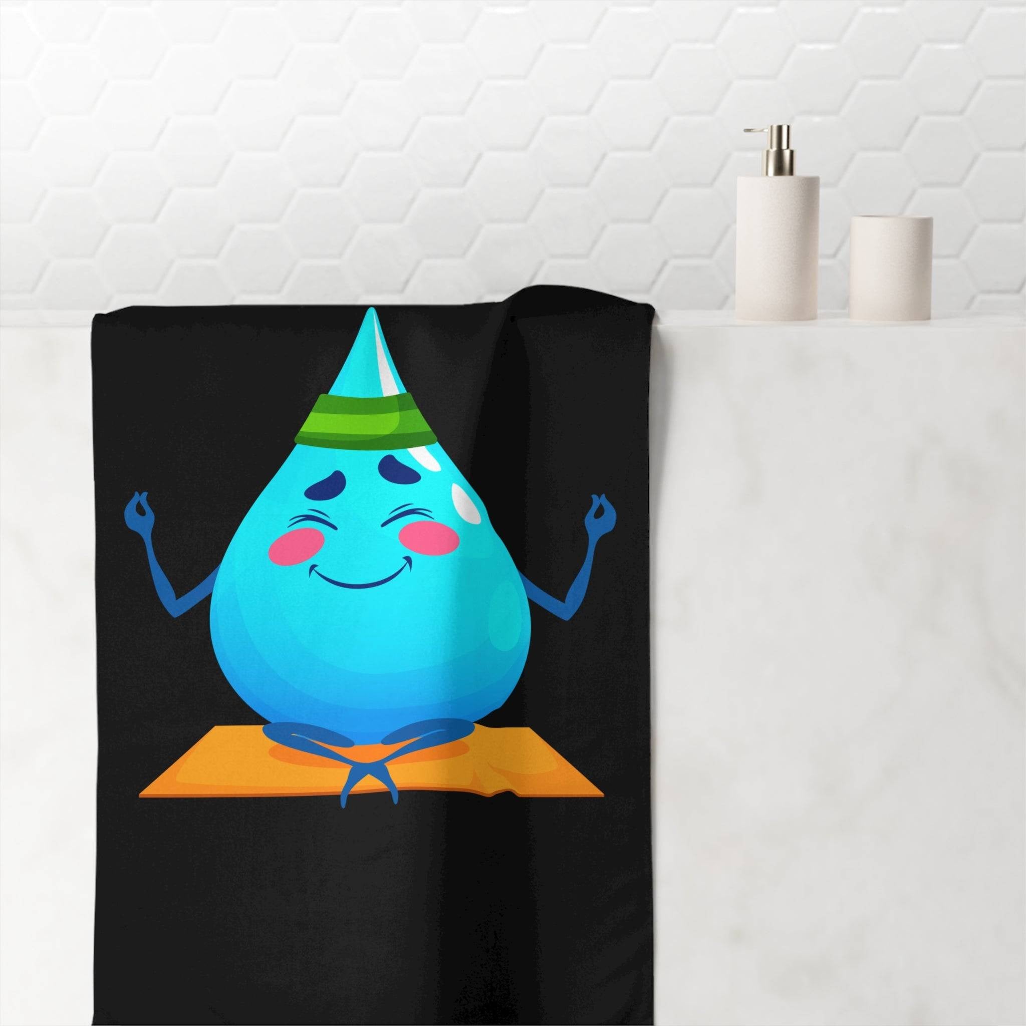 Zen Rain Drop | Mix & Match Naughty XL Fun-Flirty Lovers’ Towels