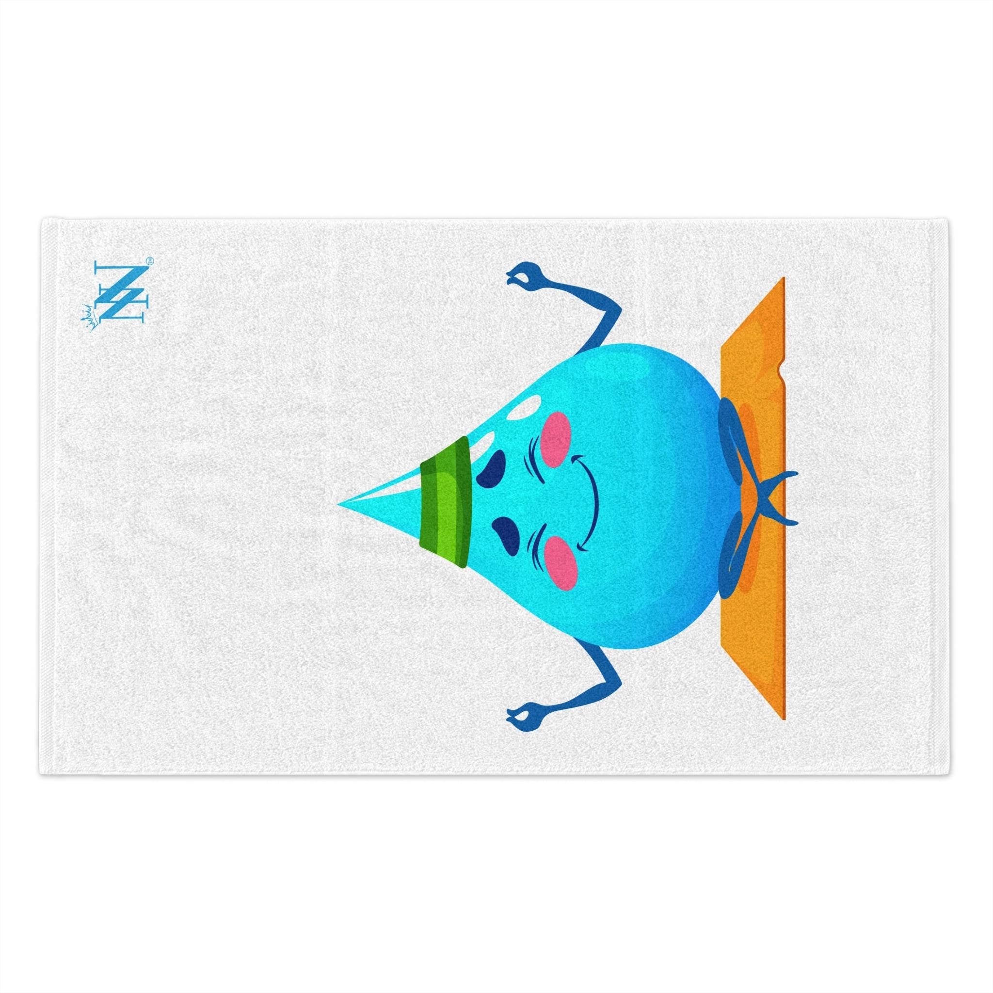 Zen Rain Drop White Mix & Match Soft Sex Towels | Naughty Lovers’ Gifts