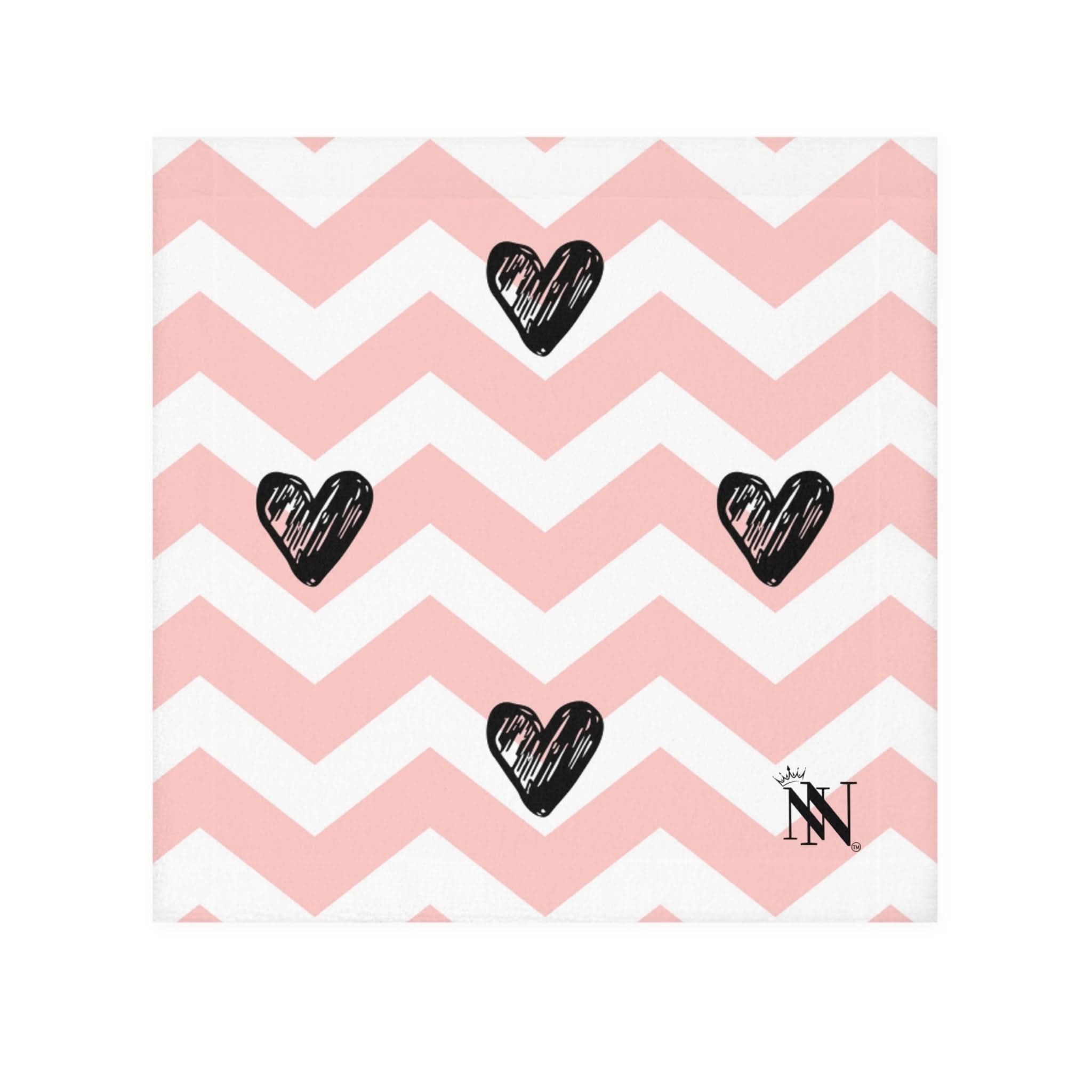 Zig Zag Heart | Mix & Match Lils’ Fun-Flirty Lovers’ Towels