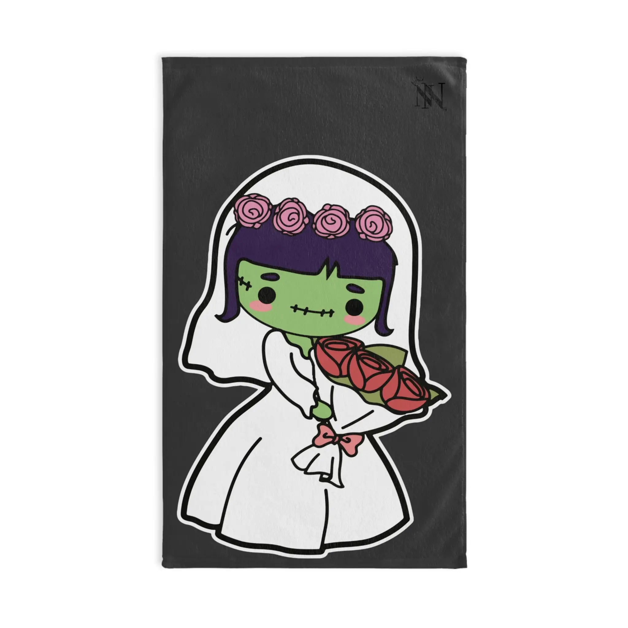 Zombie Bride Dark Grey | Mix & Match Original Fun-Flirty Lovers’ Towels