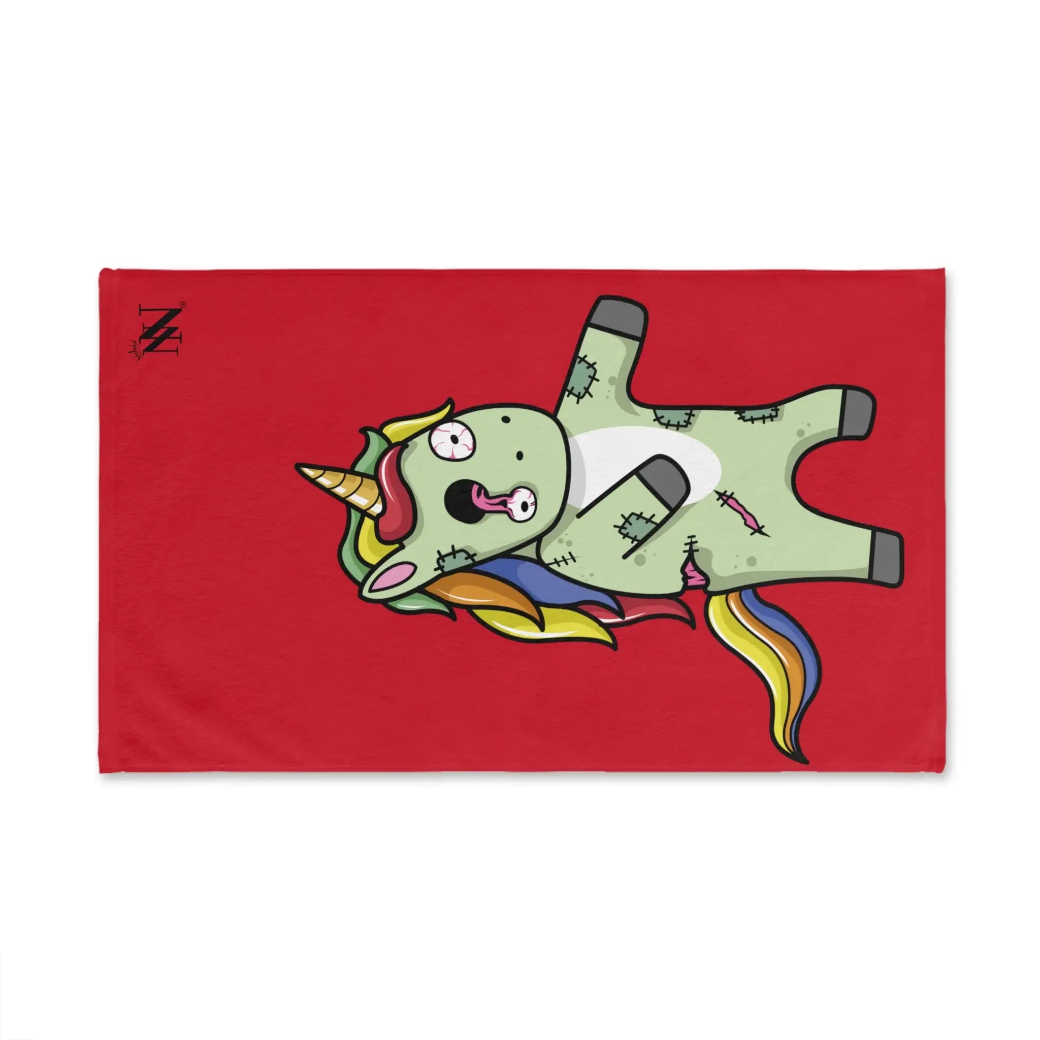 Zombie Unicorn Red | Mix & Match Original Fun-Flirty Lovers’ Towels
