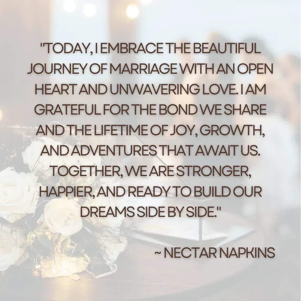 Beautiful journey of marriage affirmation