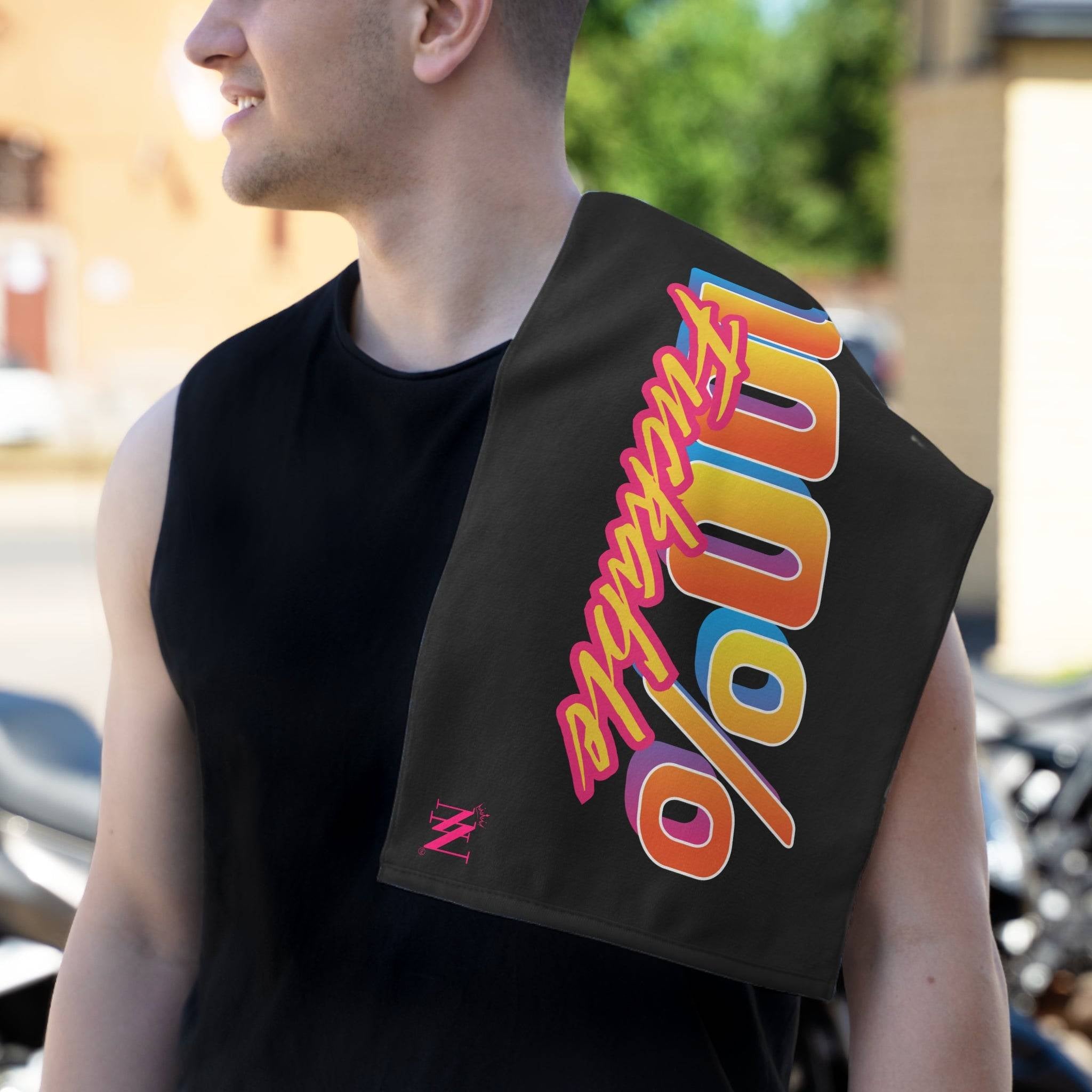 100% Fuckable Black Mix & Match Soft Sex Towels | Flirty Lovers’ Gifts