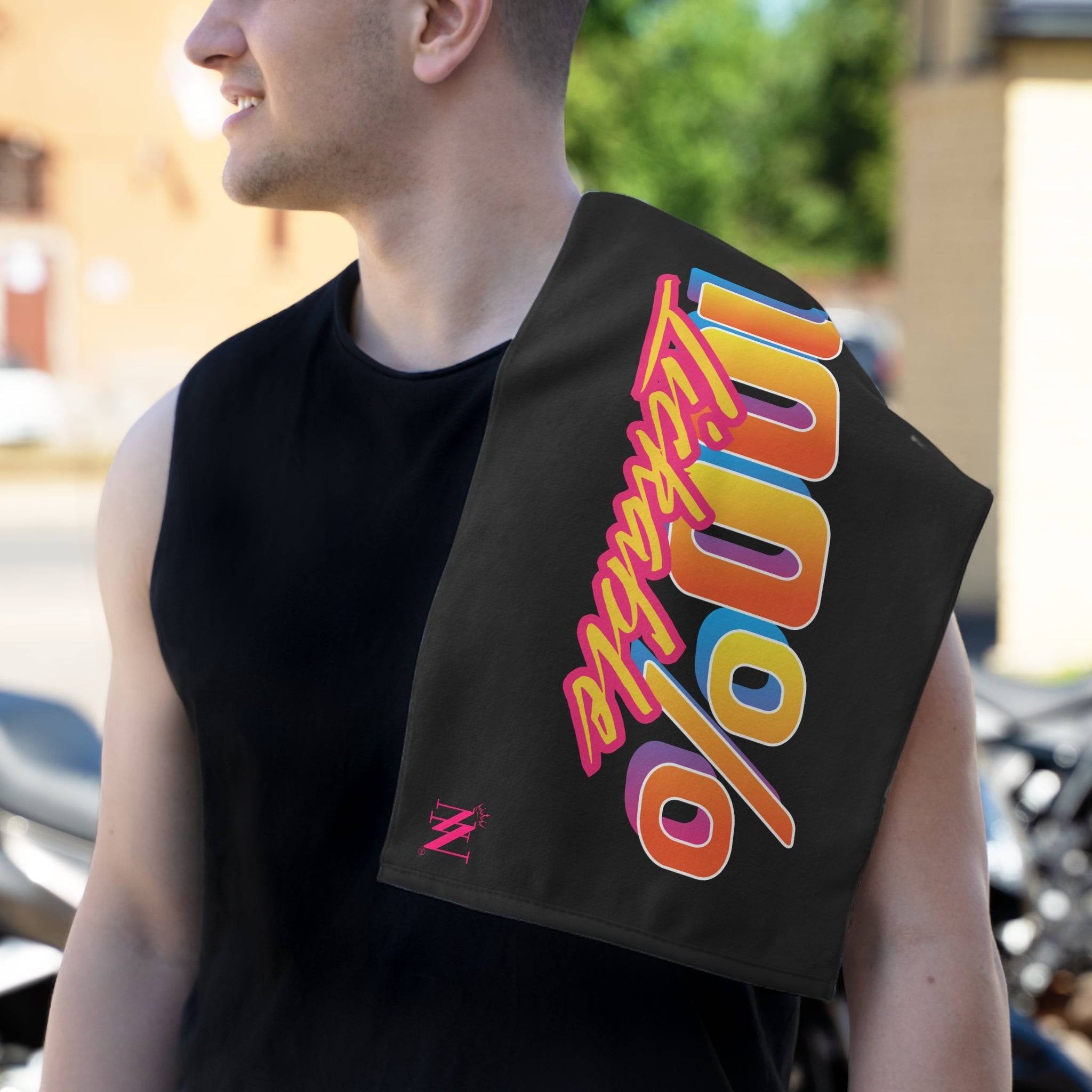 100% Lickable Black Mix & Match Soft Sex Towels | Flirty Lovers’ Gifts