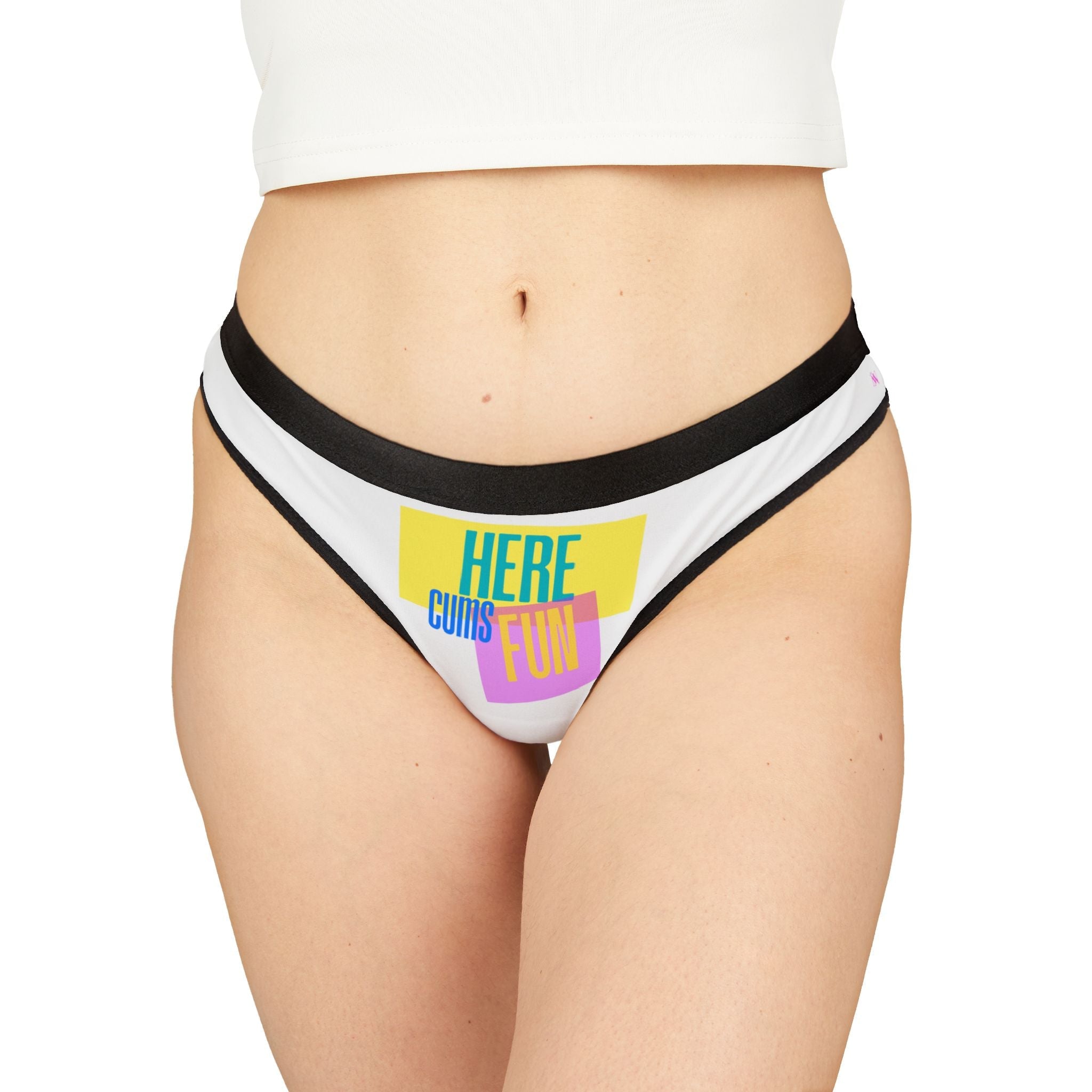 Here Cums Fun | Mix & Match Women’s Fun-Flirty Lovers’ Thongs