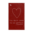 You Don’t Need to be Perfect | Mix & Match Classic Fun-Flirty Lovers’ Towels