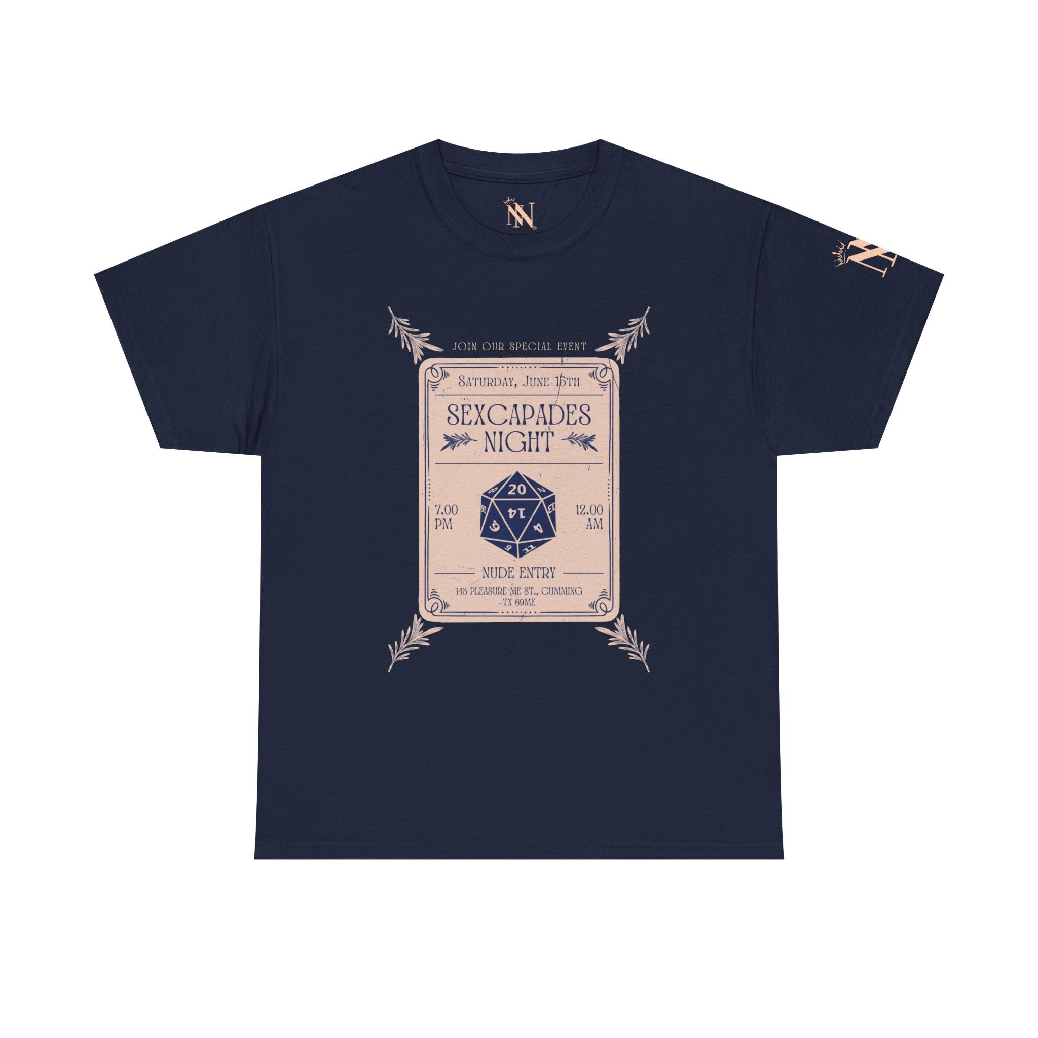 Sexcapades Night | Mix & Match 100% Cotton Unisex Fun-Flirty Lovers’ Tees