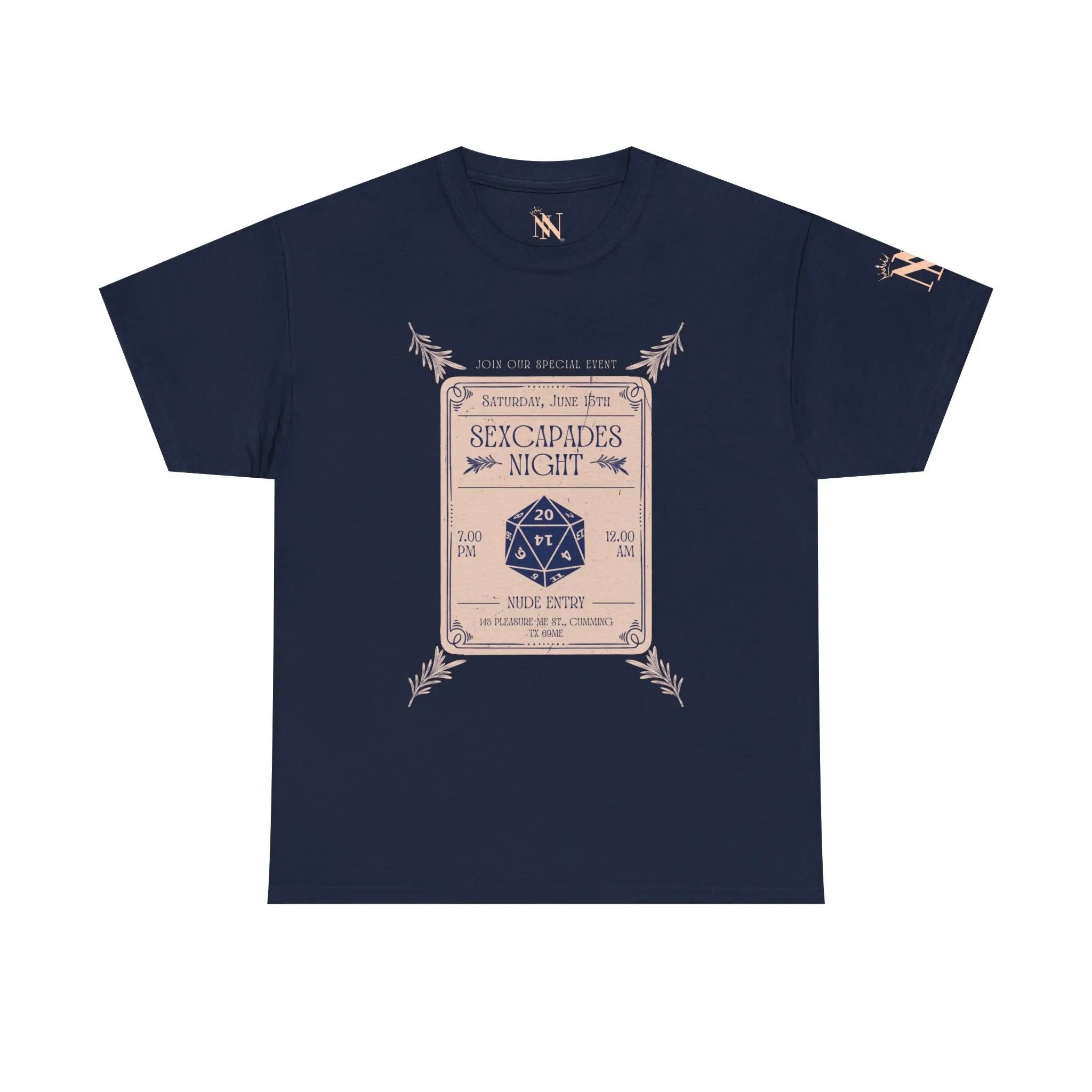 Sexcapades Night | Mix & Match 100% Cotton Unisex Fun-Flirty Lovers’ Tees