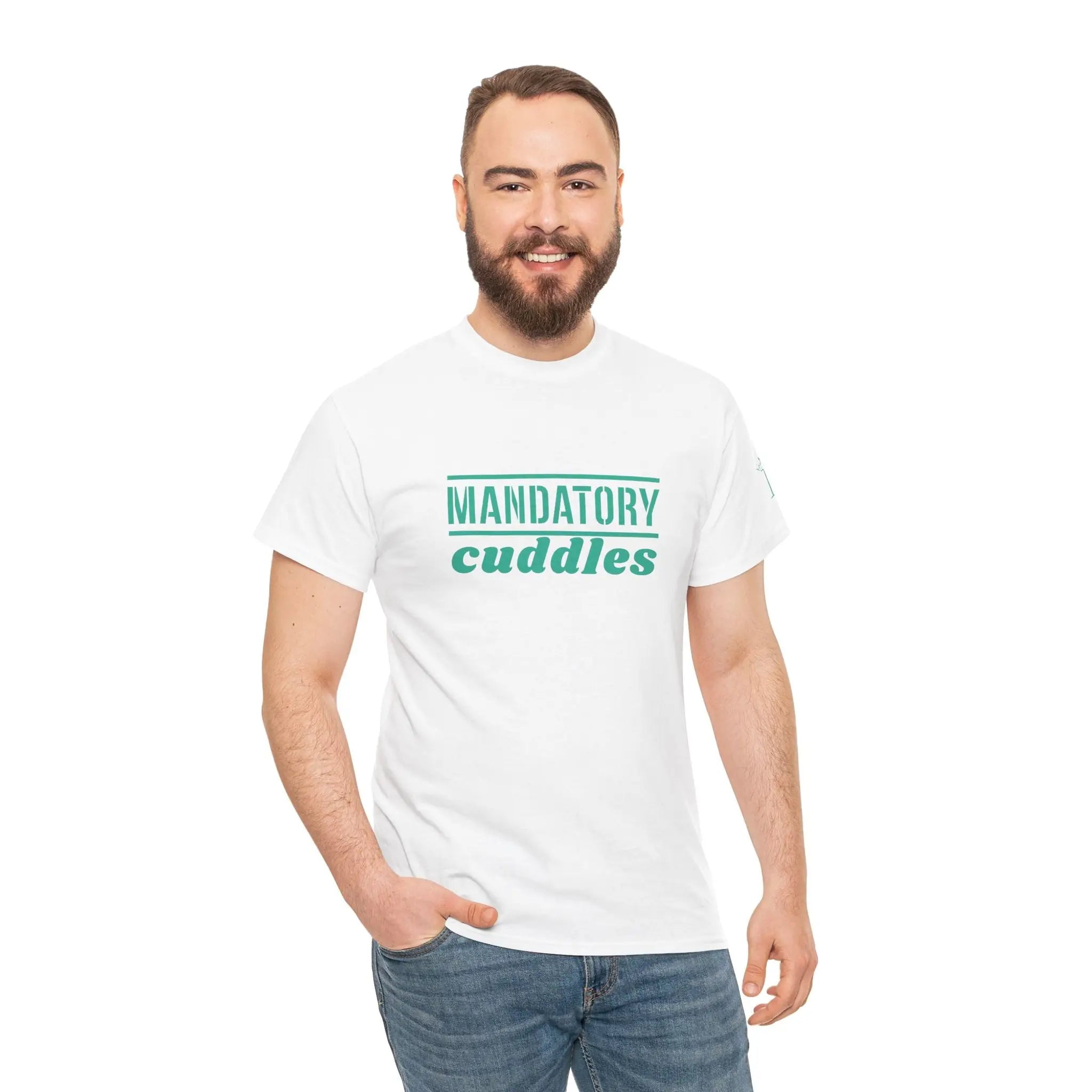Mandatory Cuddles | Mix & Match 100% Cotton Unisex Fun-Flirty Lovers’ Tees