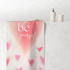 Be Yourself Heart Pattern Extra Large Sex Towel