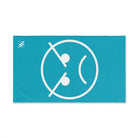 Angry Emoji Teal | Mix & Match Classic Fun-Flirty Lovers’ Towels