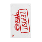 Deposit Here with a Kiss | Mix & Match Classic Fun-Flirty Lovers’ Towels