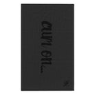 Cum On... Dark Grey | Mix & Match Soft Fun-Flirty Lovers’ Towels