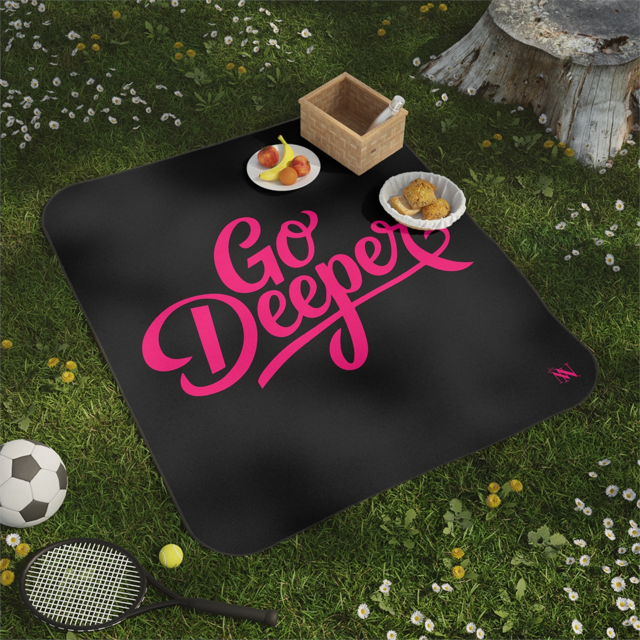 Go Deeper | Mix Match Fun-Flirty Lovers’ Water-Resistant Blankets