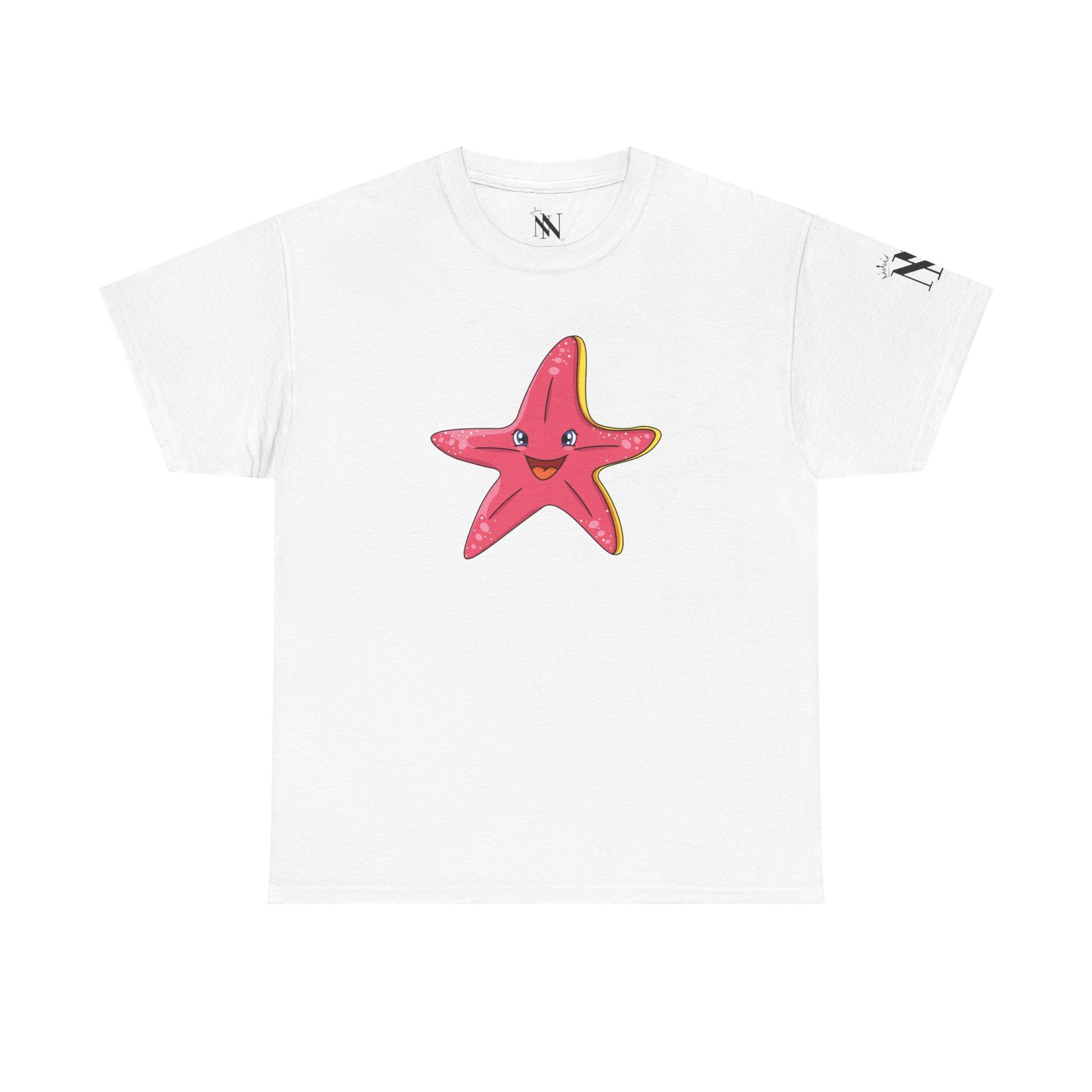Happy Pink Starfish | Mix & Match 100% Cotton Unisex Fun-Flirty Lovers’ Tees