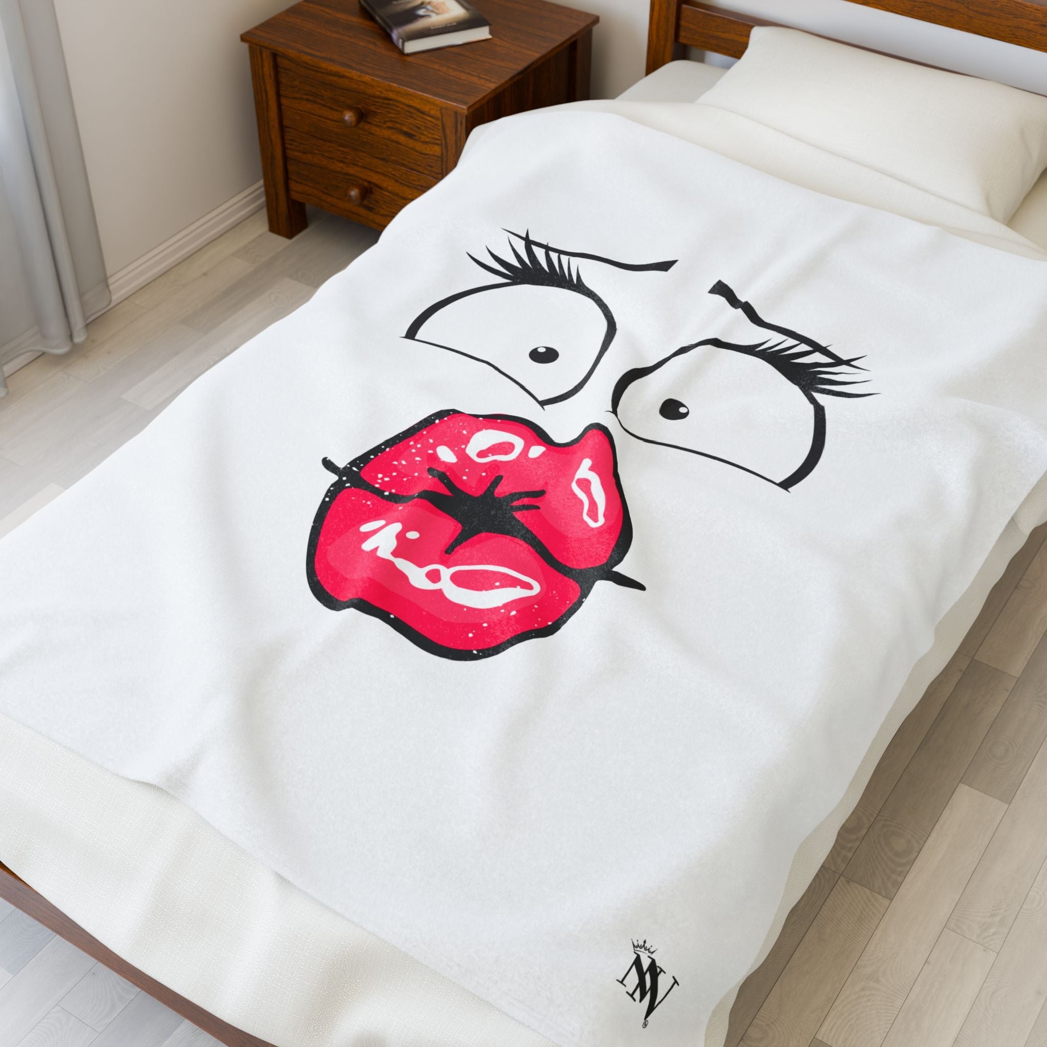 Pucker Up! | Mix & Match Fun-Flirty Lovers’ Blankets