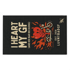 I Heart My GF | Mix & Match Soft Fun-Flirty Lovers’ Towels