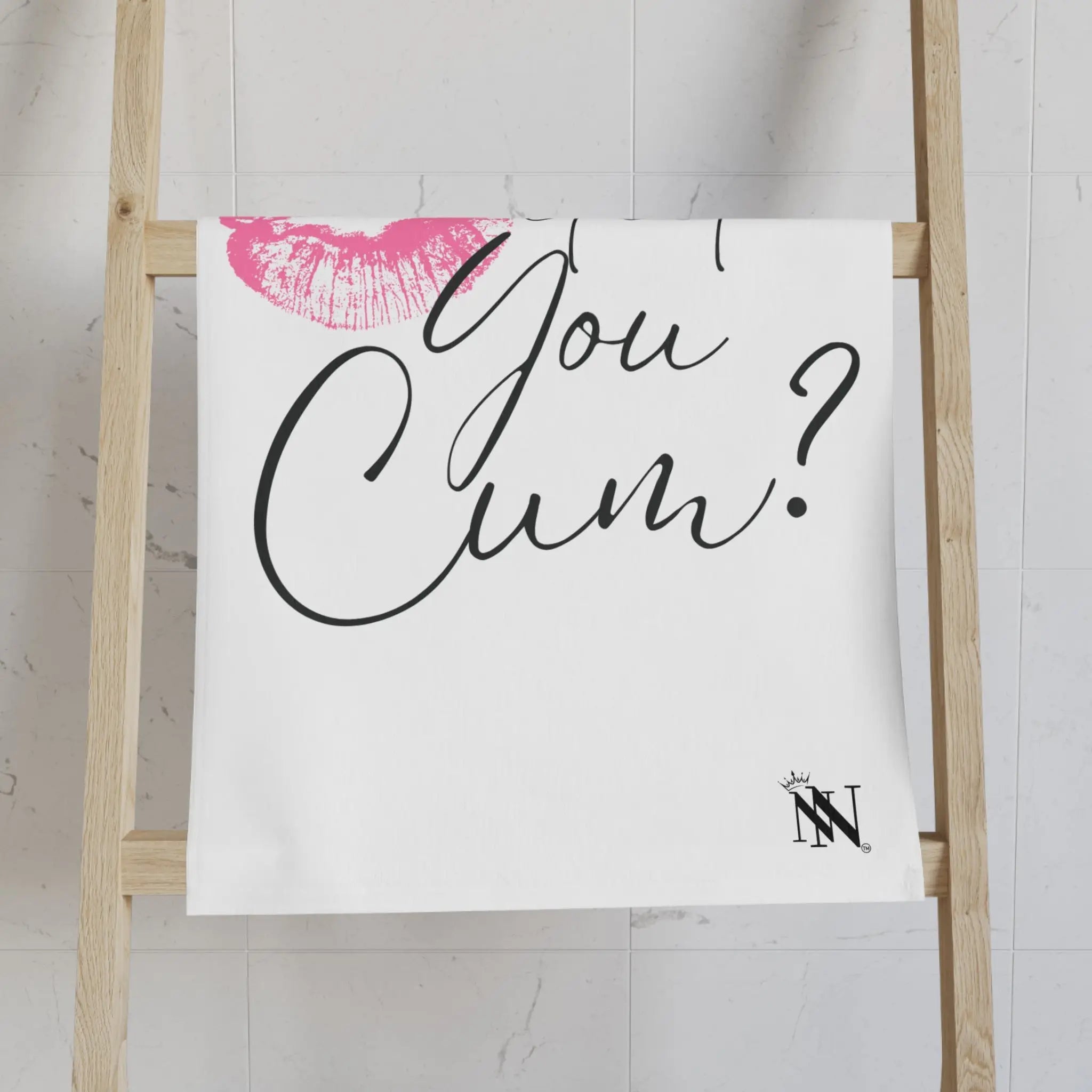 But did you Cum? with a Kiss Cum Towel