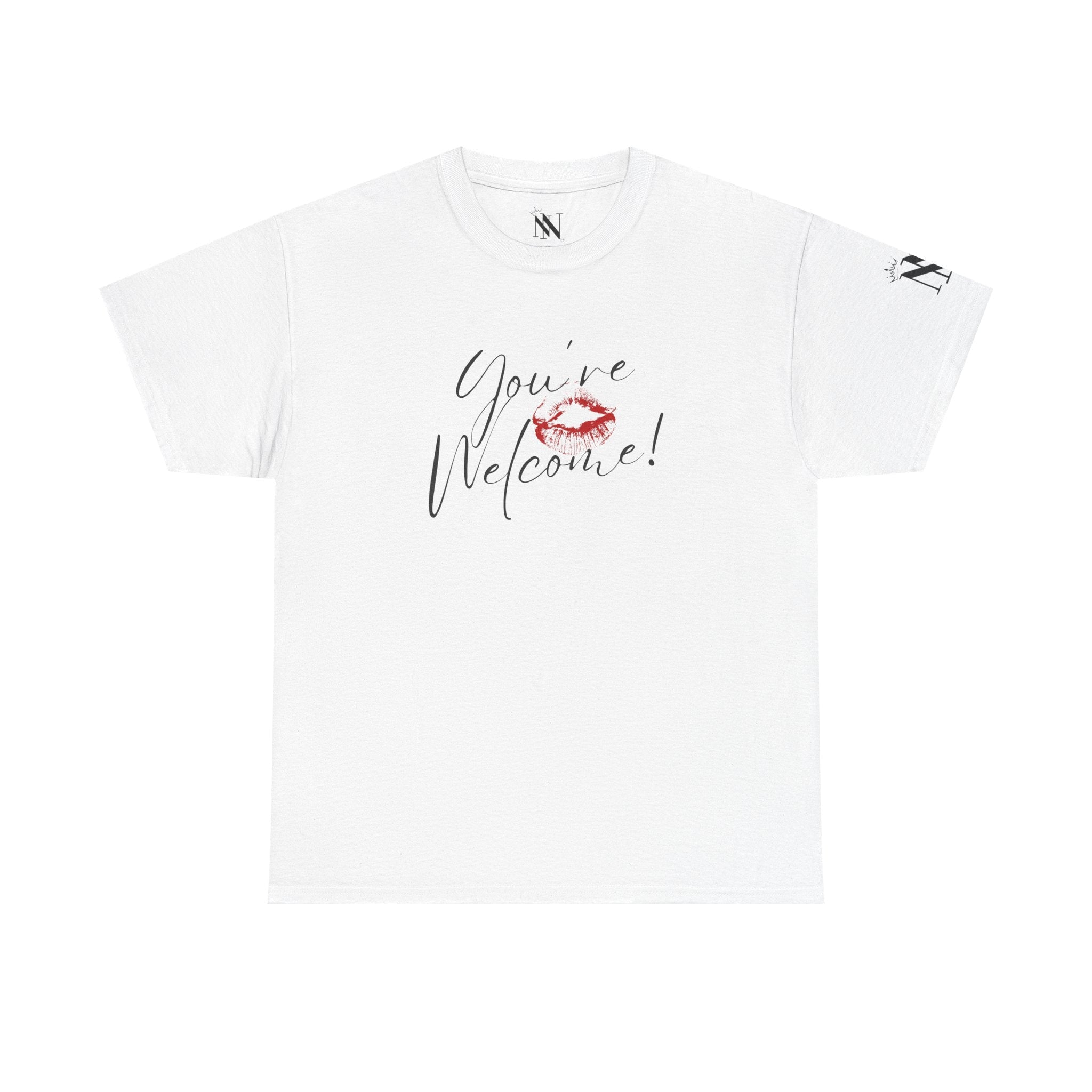 You’re Welcome! with a Kiss Romantic Couples Sex Gifts for Her T-Shirt