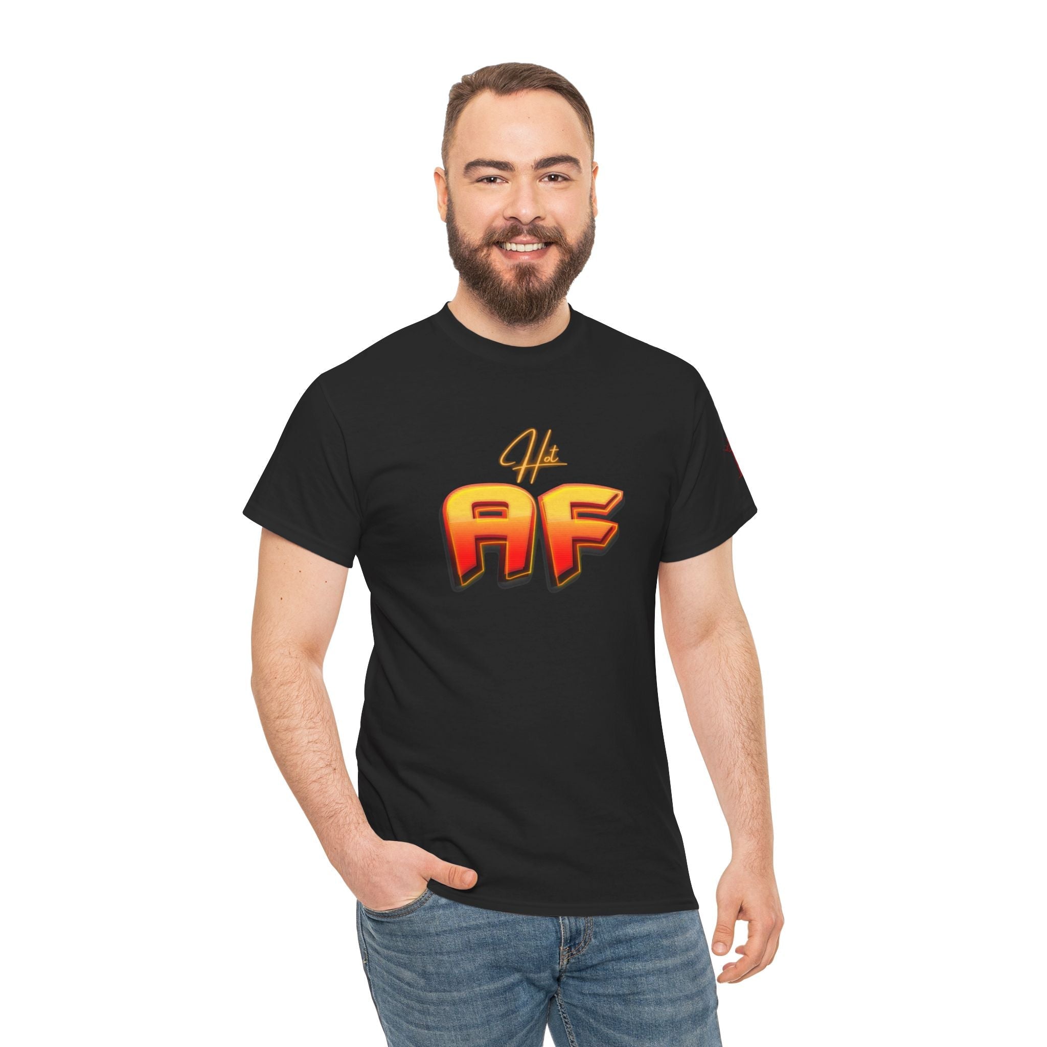 Flaming Hot AF | Mix & Match Cotton Unisex Fun-Flirty Lovers’ T-Shirts
