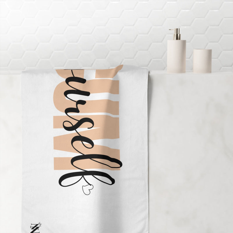 Cum Yourself Heart | Mix & Match XL Fun-Flirty Lovers’ Towels