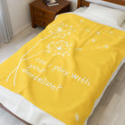 Can I Play With Your Dandelion? | Mix & Match Velveteen Fun-Flirty Lovers’ Blankets