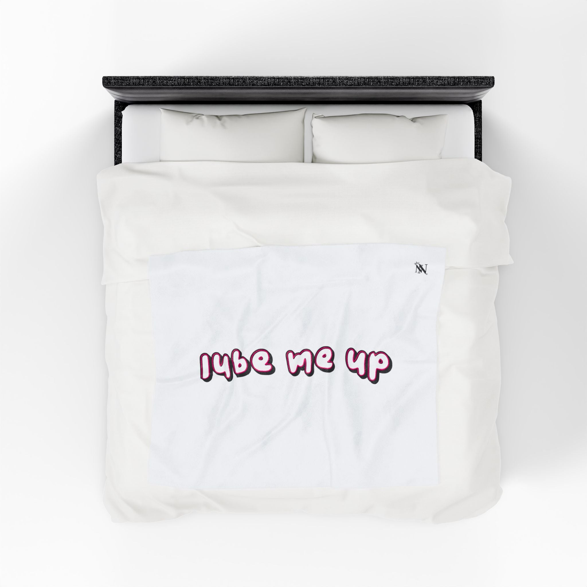 Lube Me Up | Mix & Match Soft Fun-Flirty Lovers’ Blankets