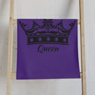 Large Crown Queen Purple Cum Towel