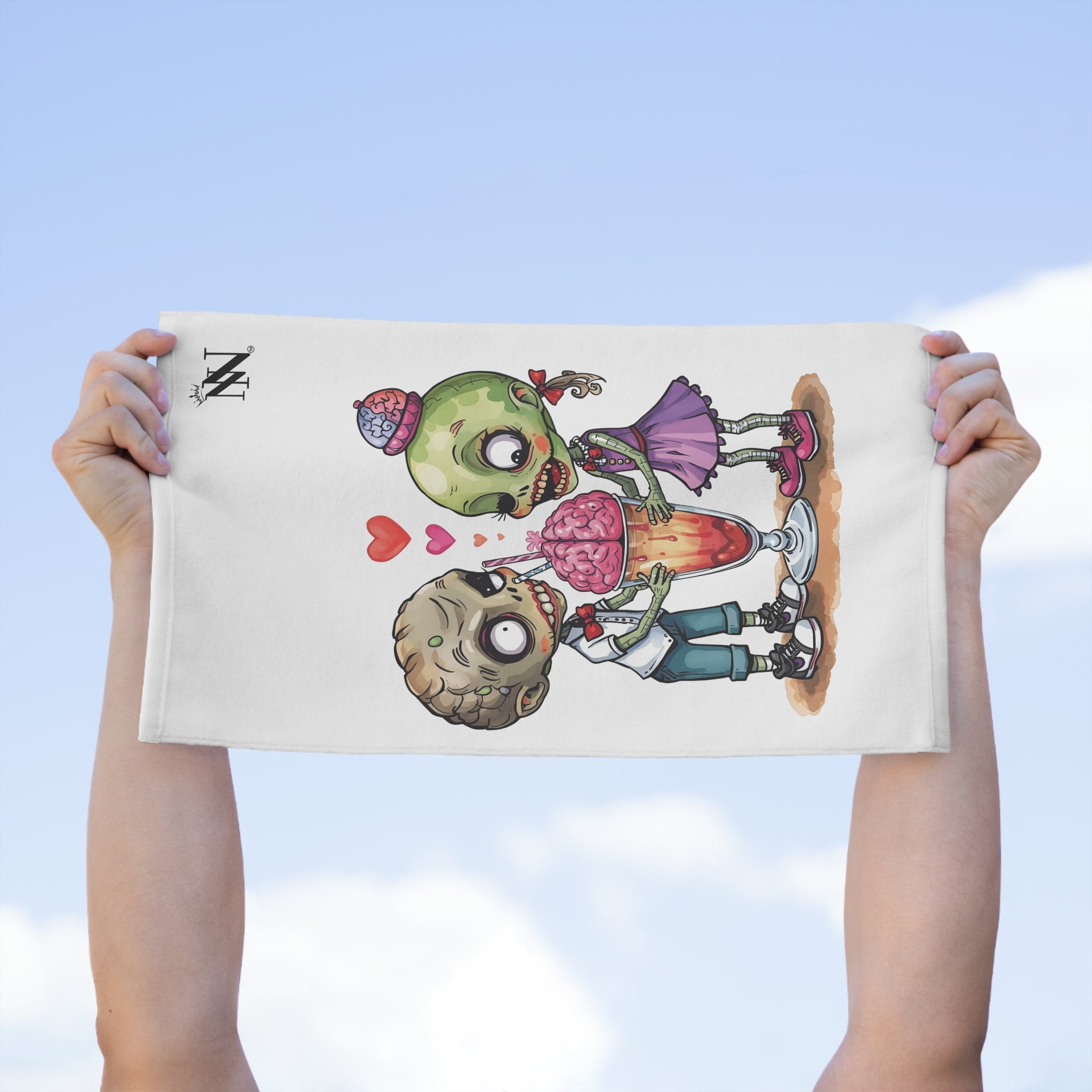 Zombies Share the Love | Mix & Match Soft Fun-Flirty Lovers’ Towels