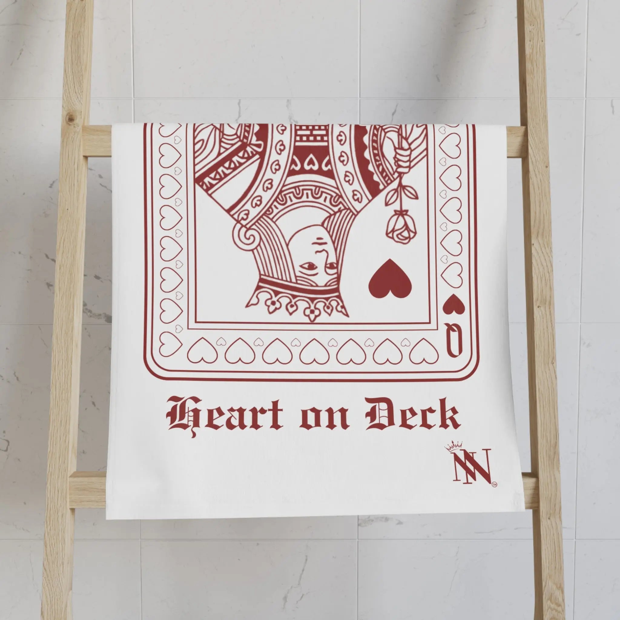 Queen Heart on Deck | Mix & Match Classic Fun-Flirty Lovers’ Towels