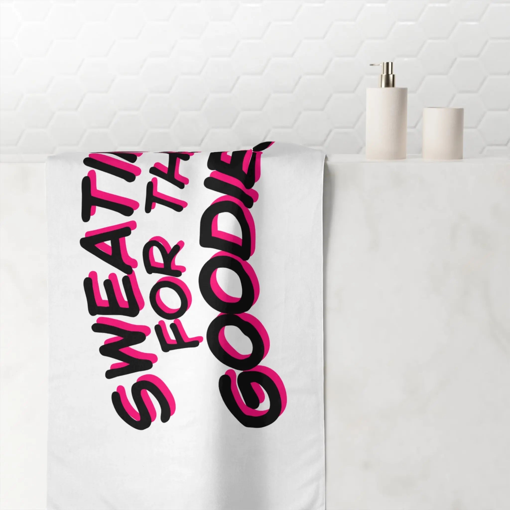 Sweating for the Goodies! | Nectar Napkins XL Fun-Flirty Lovers’ Towels