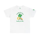 Lucky in Bed Lucky in Life St. Patrick’s Day | Mix & Match Cotton Unisex Fun-Flirty Lovers’ T-Shirts