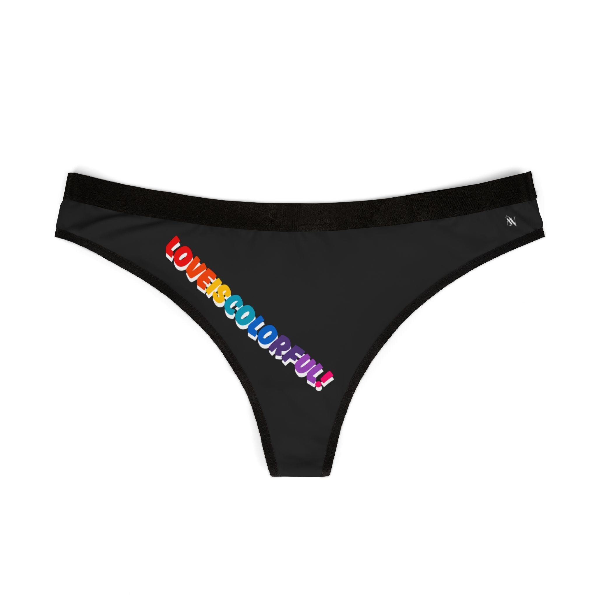 Love is Colorful! | Mix & Match Women’s Fun-Flirty Lovers’ Thongs