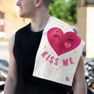 Kiss Me Heart Emoji | Nectar Napkins Fun-Flirty Lovers’ Towels