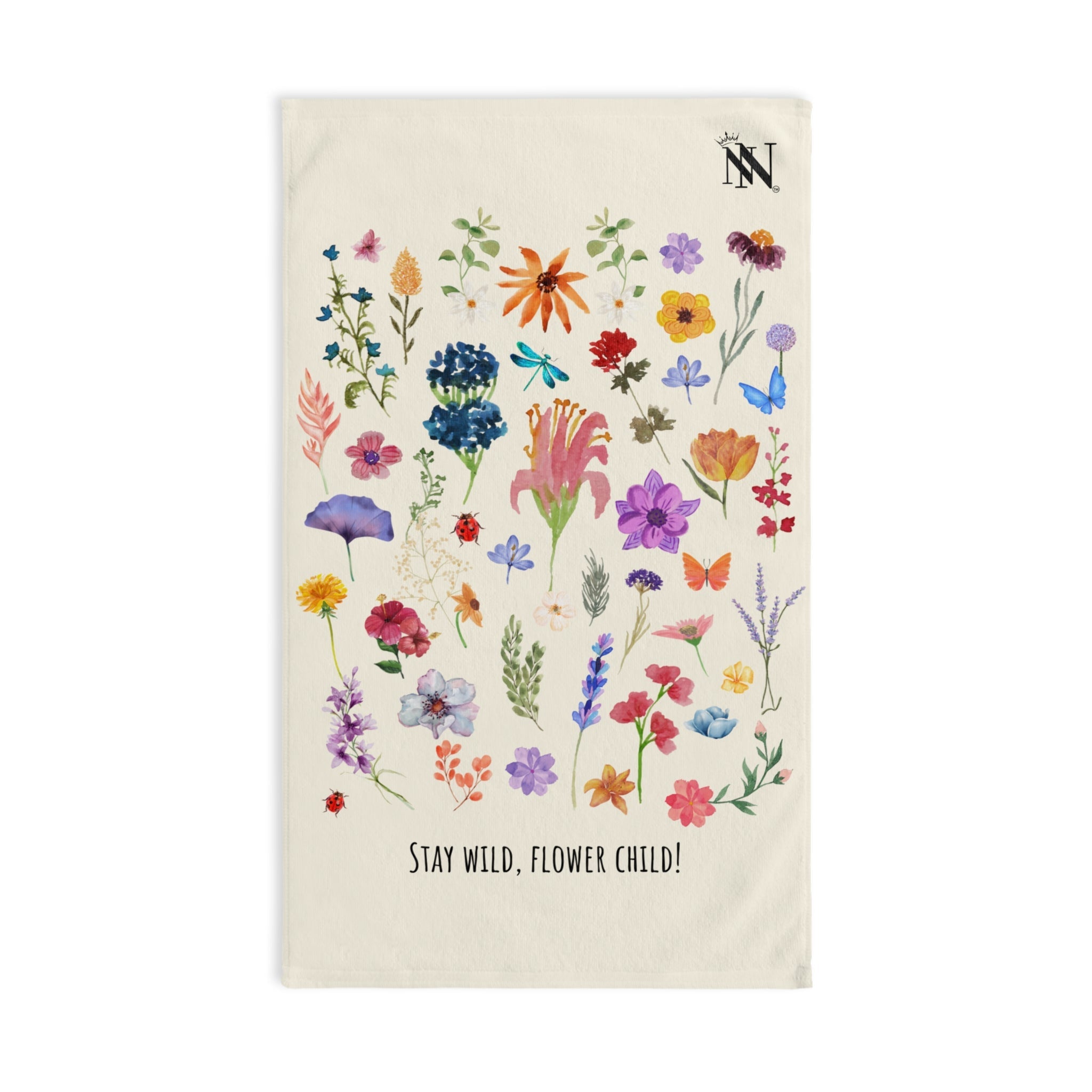 Stay Wild Flower Child! | Mix & Match Classic Fun-Flirty Lovers’ Towels
