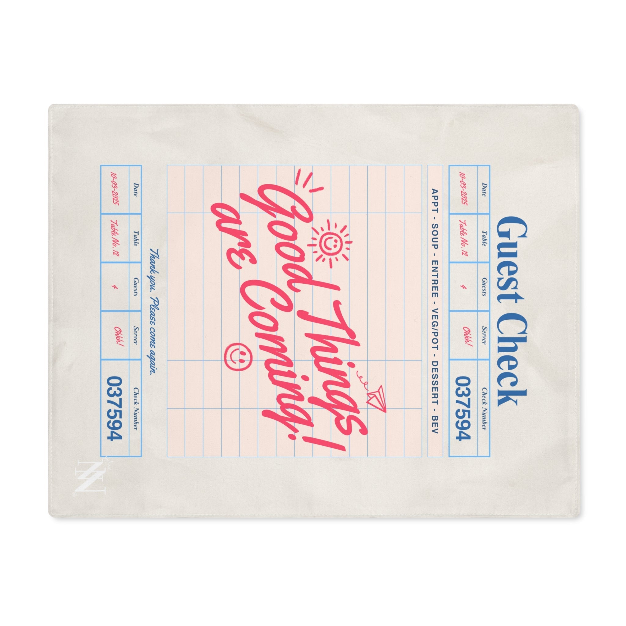 Good Things Are Coming! Guest Check | Mix & Match Playful Fun-Flirty Lovers’ Toy Mats