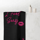 I Feel Sexy Kiss Mark Extra Large Towel