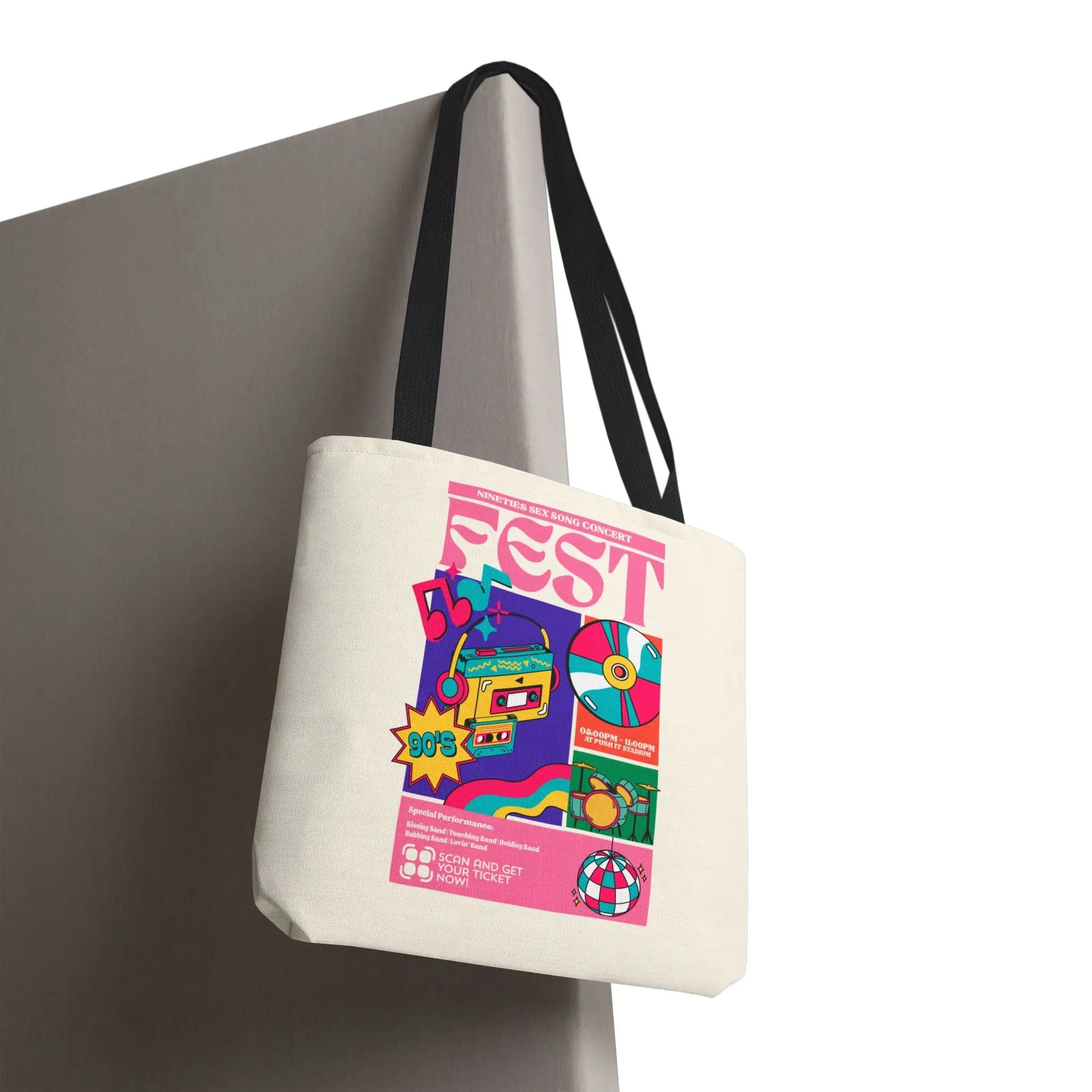 Nineties Sex Song | Mix & Match Fun-Flirty Lovers’ Totes